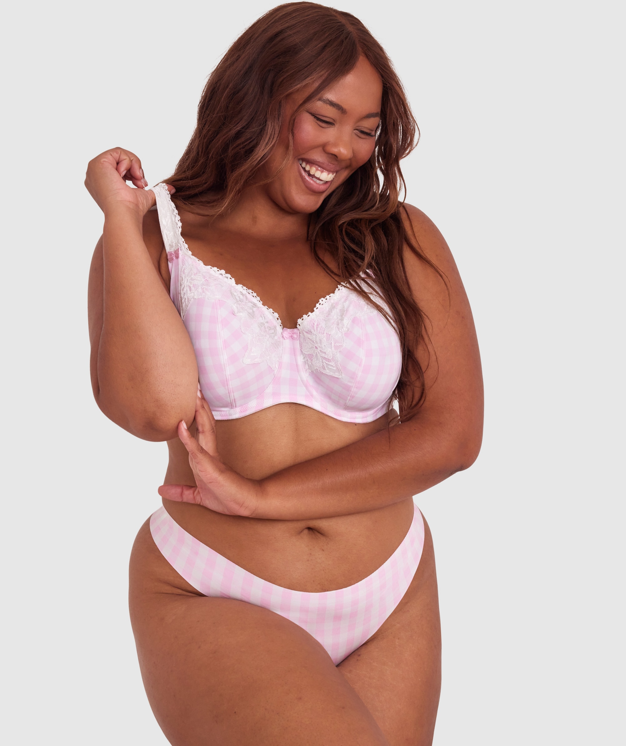 Sapphire Full Coverage Underwire Bra - Print Check
