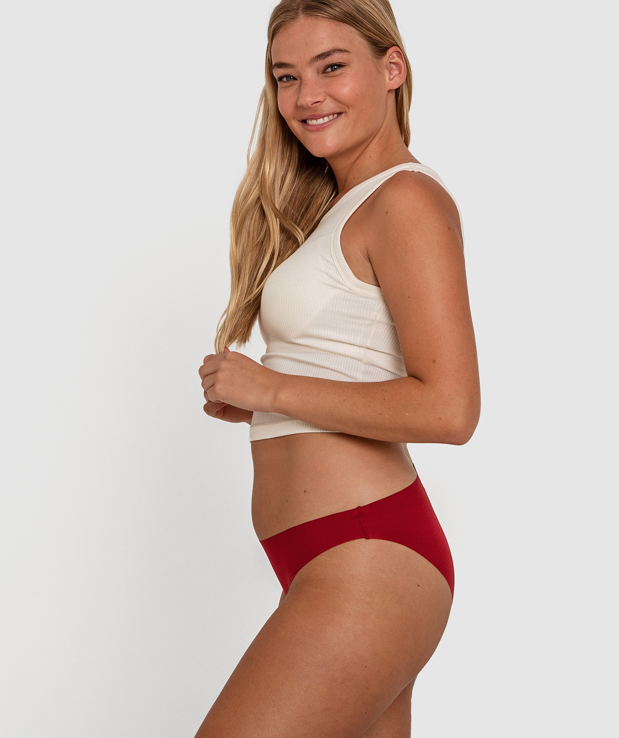 Smooth Comfort Bikini Brief - Dark Red