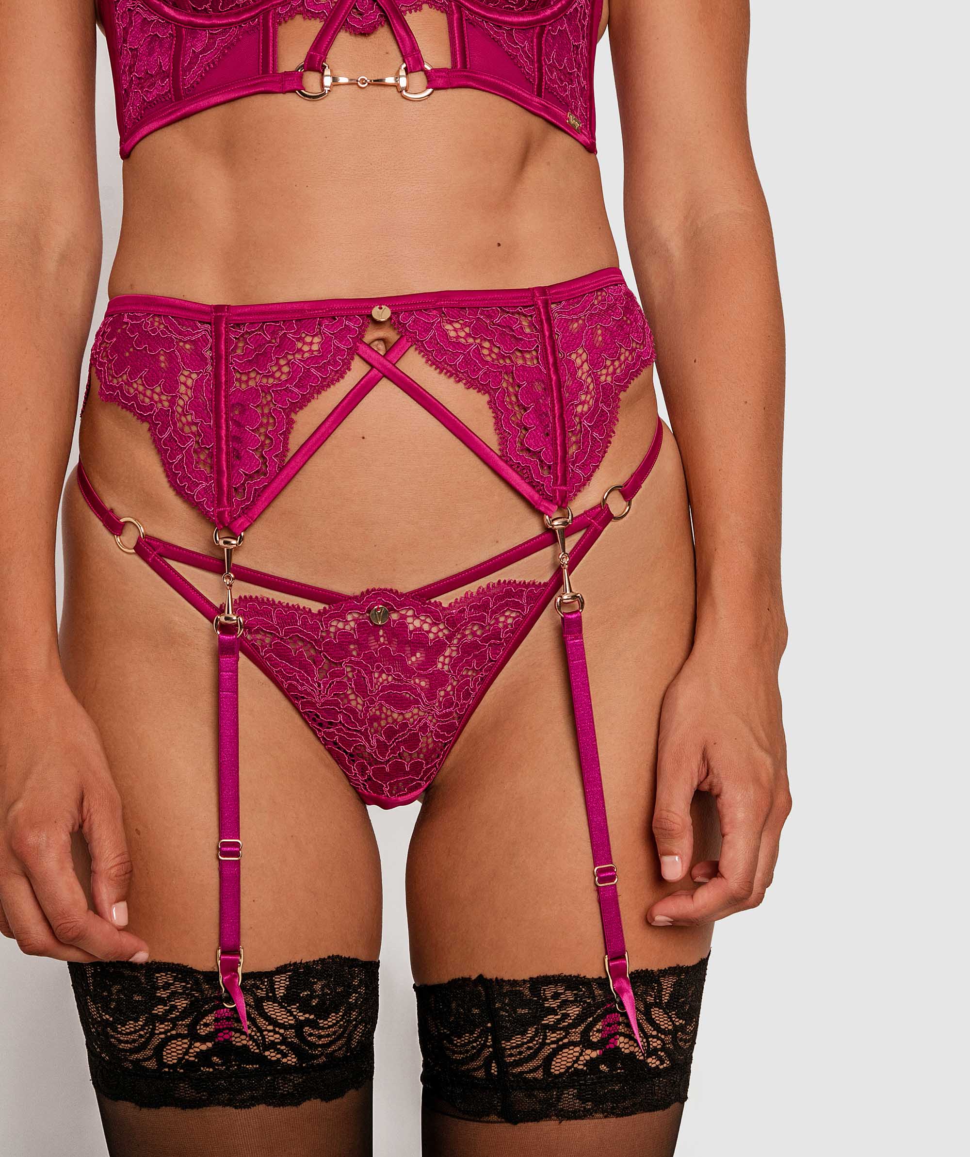 Vamp Muse Suspender - Magenta