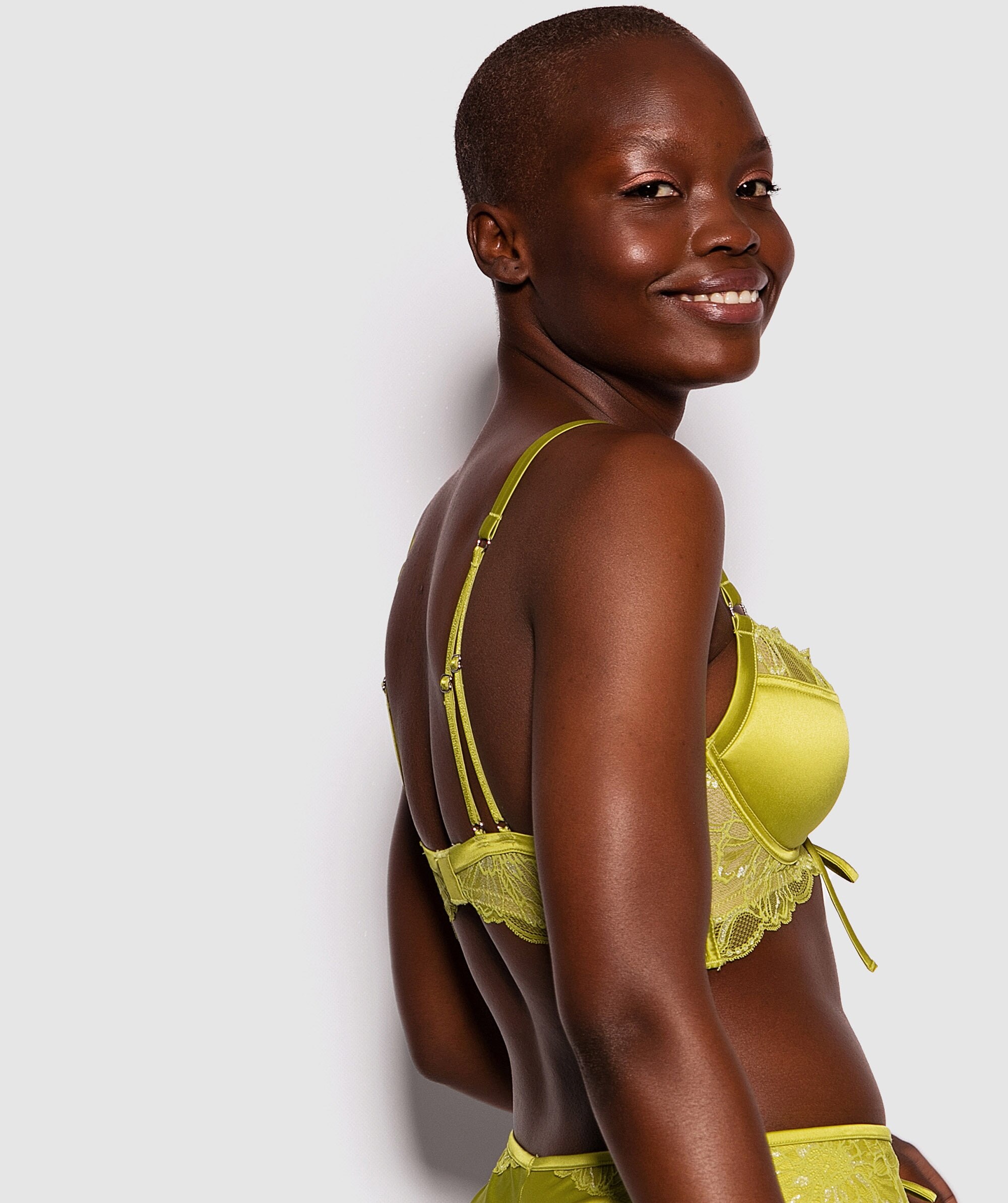 Enchanted Abby Contour Bra - Chartreuse 