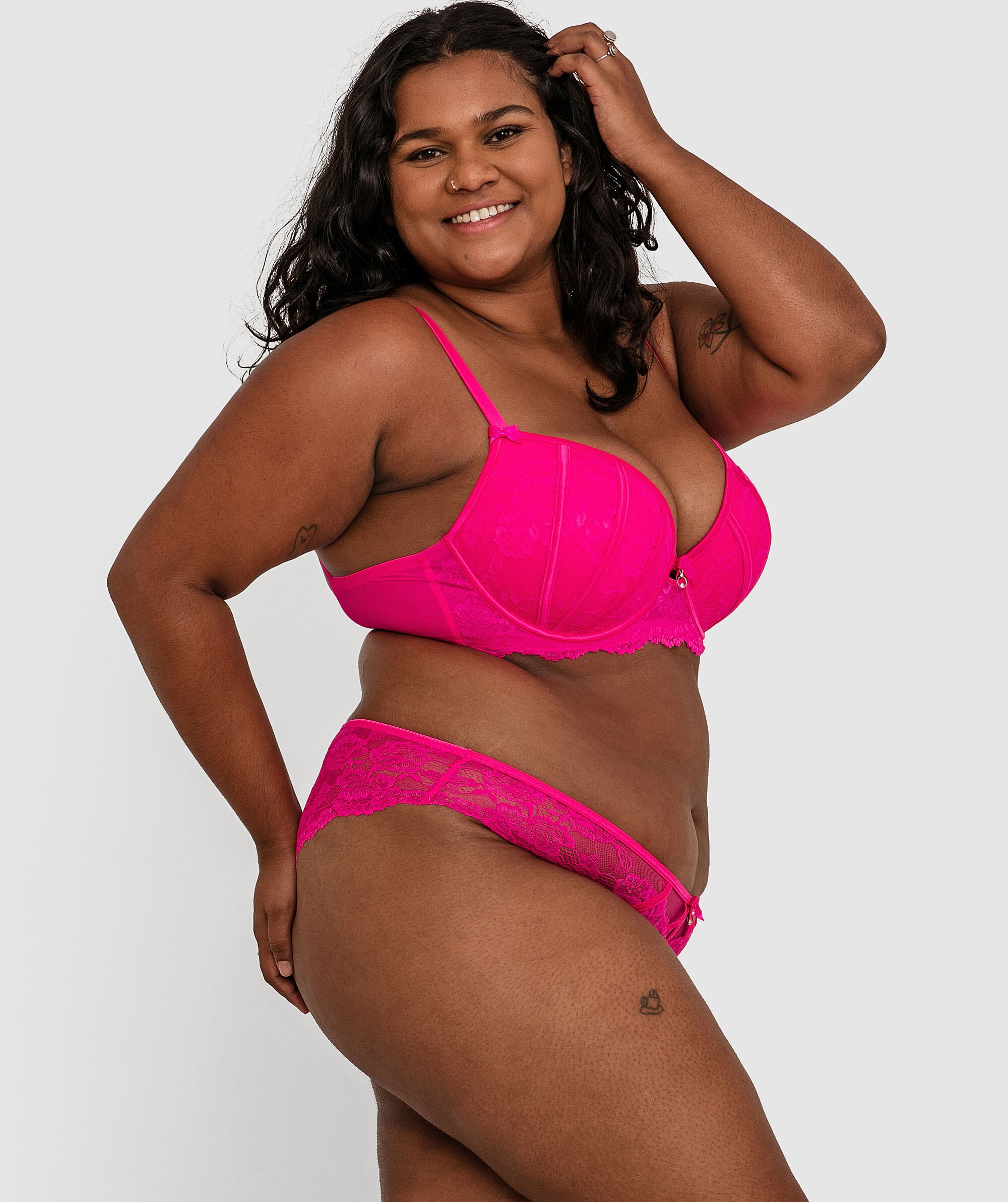 Bethany Brazilian Knicker - Pink