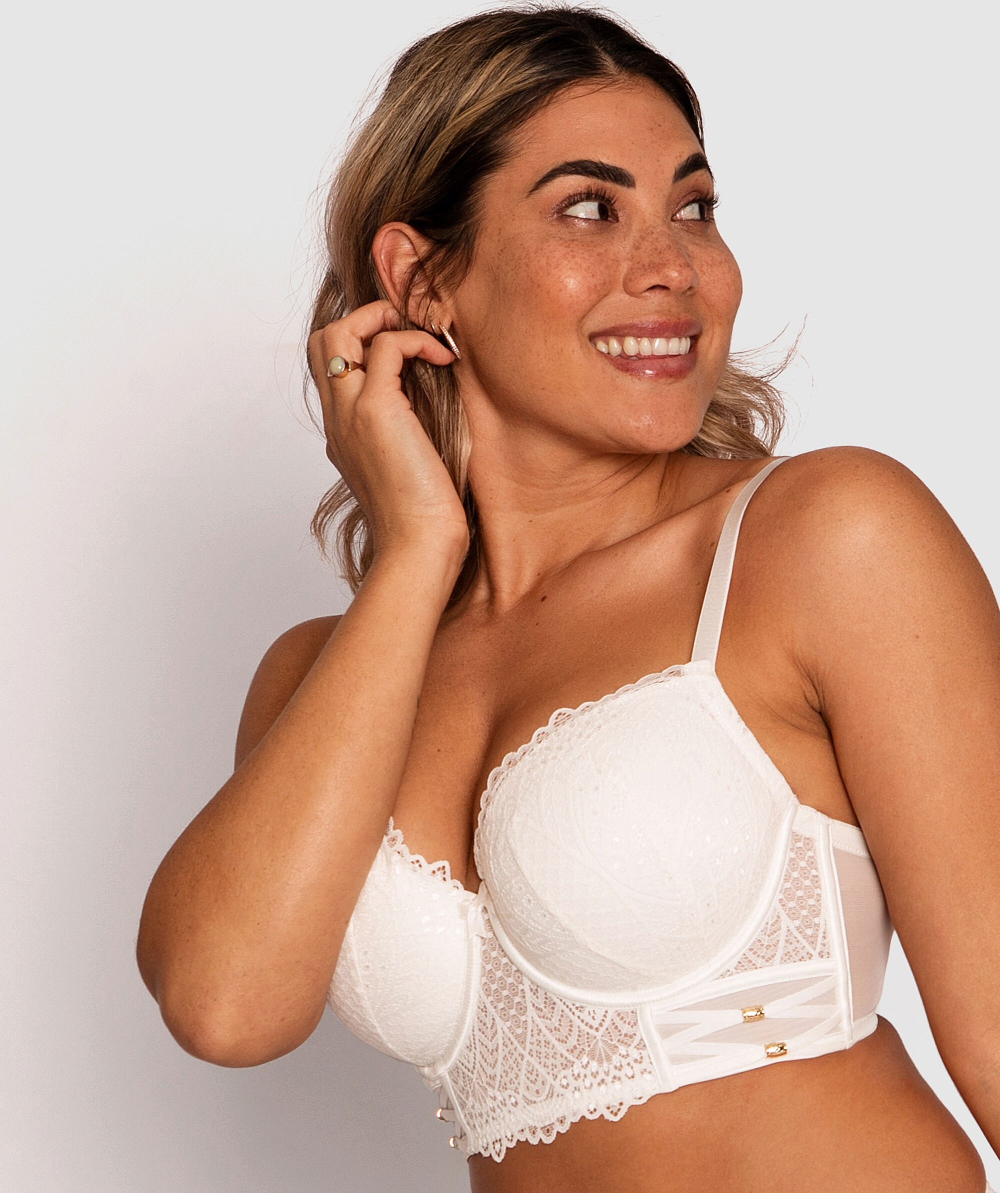 Muse Balconette Full Cup Bra - Ivory 
