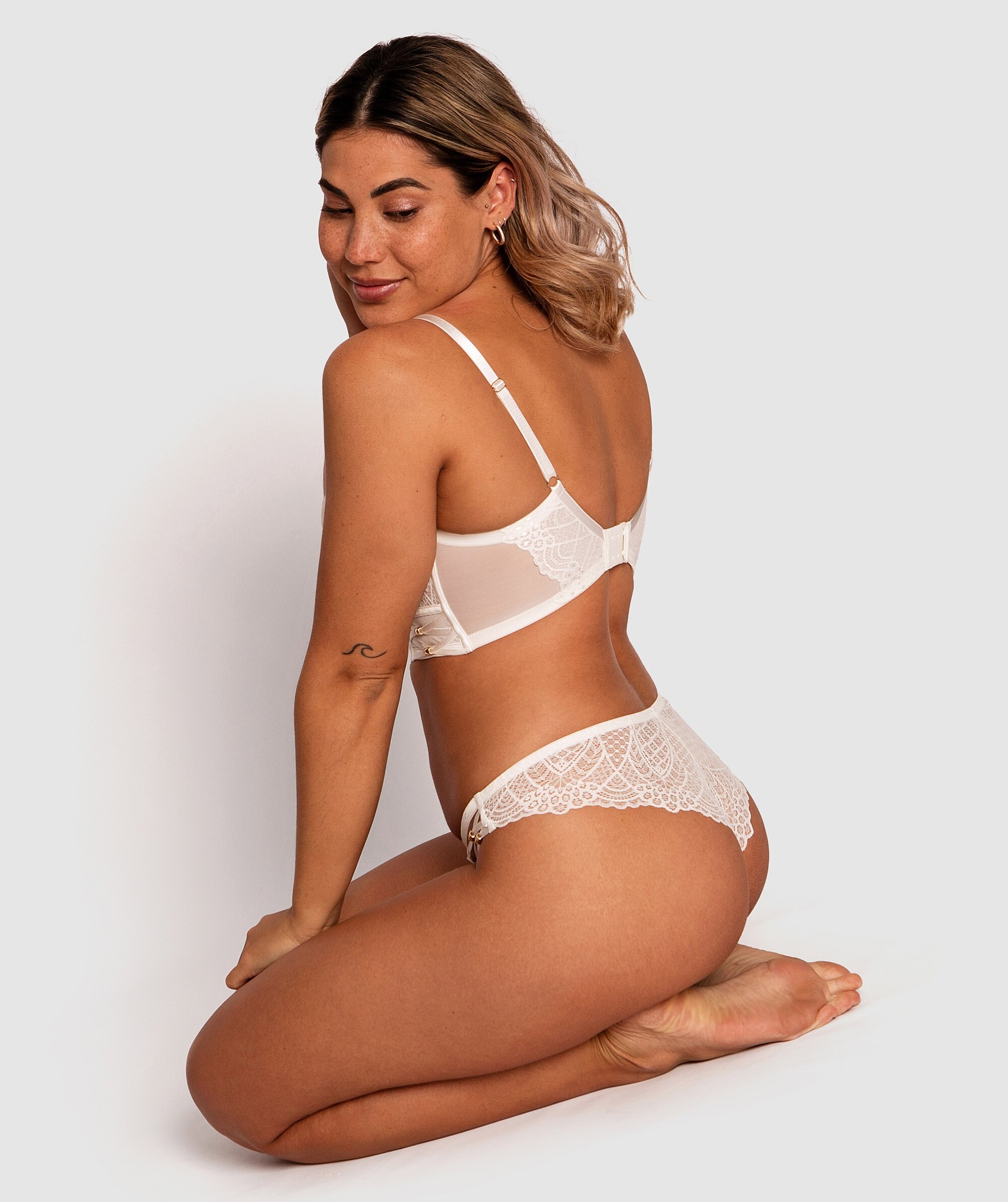 Muse Balconette Full Cup Bra - Ivory 