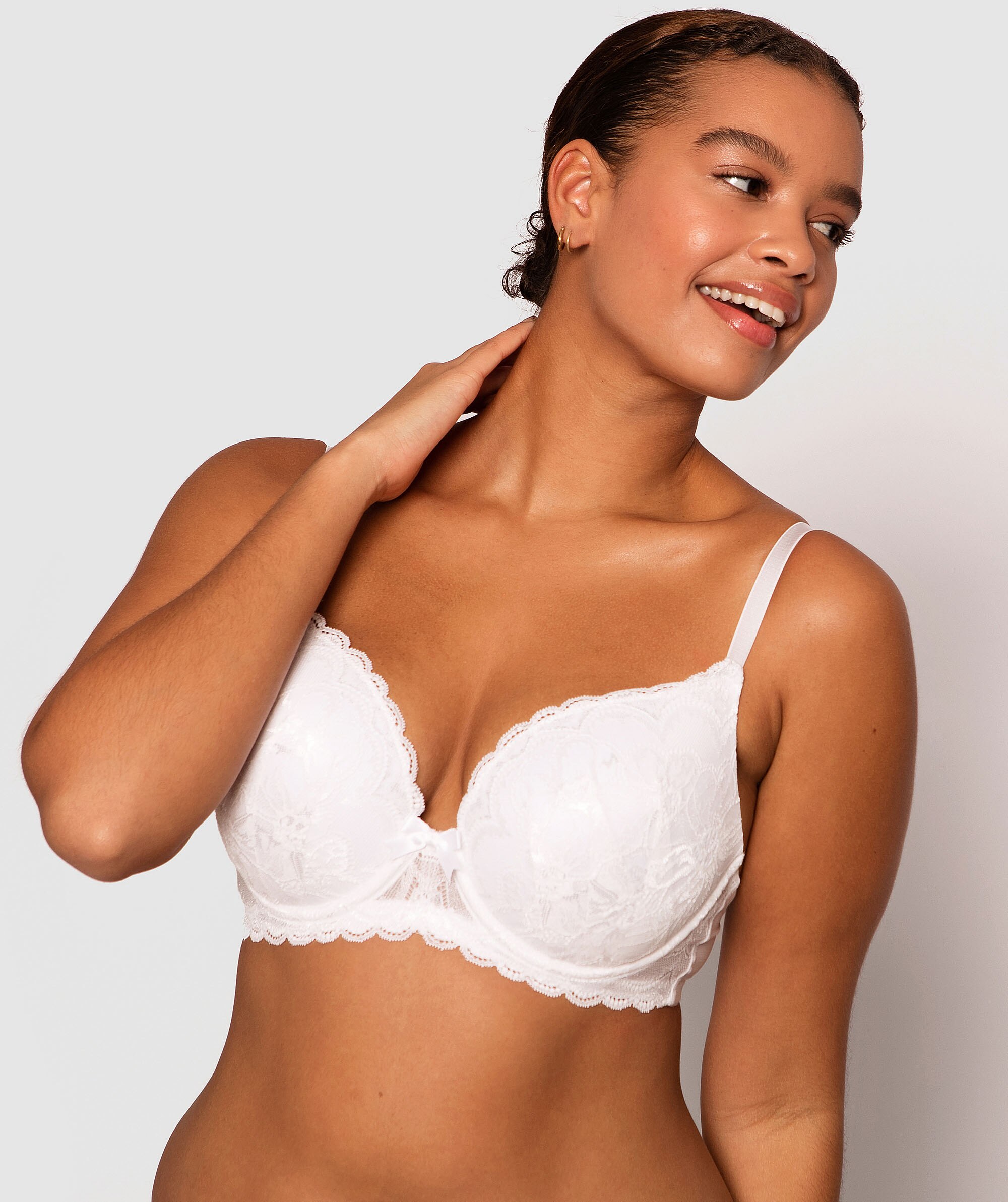 Posie Lace Full Cup Bra - Ivory