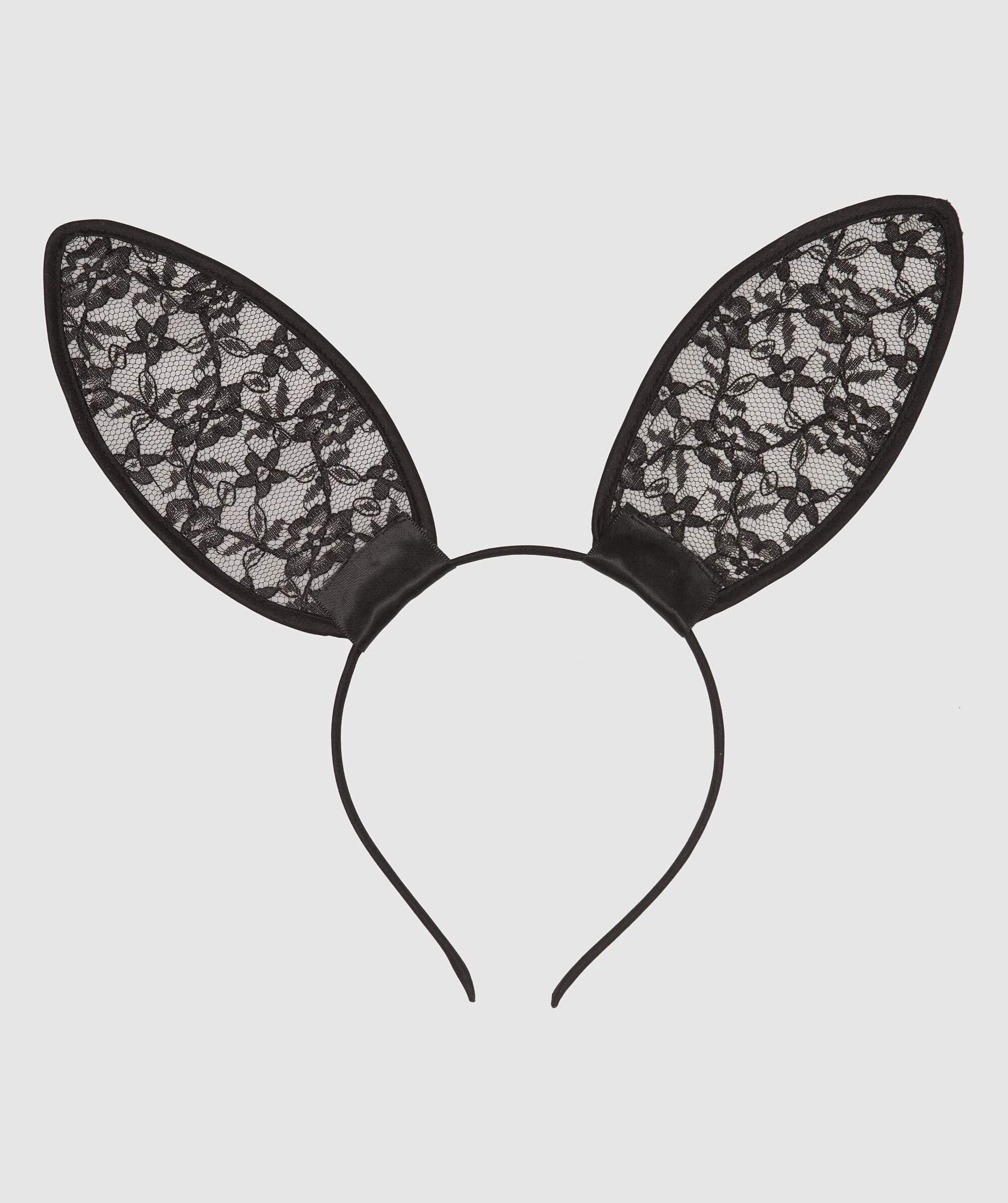 Night Games Bunny Headband - Black