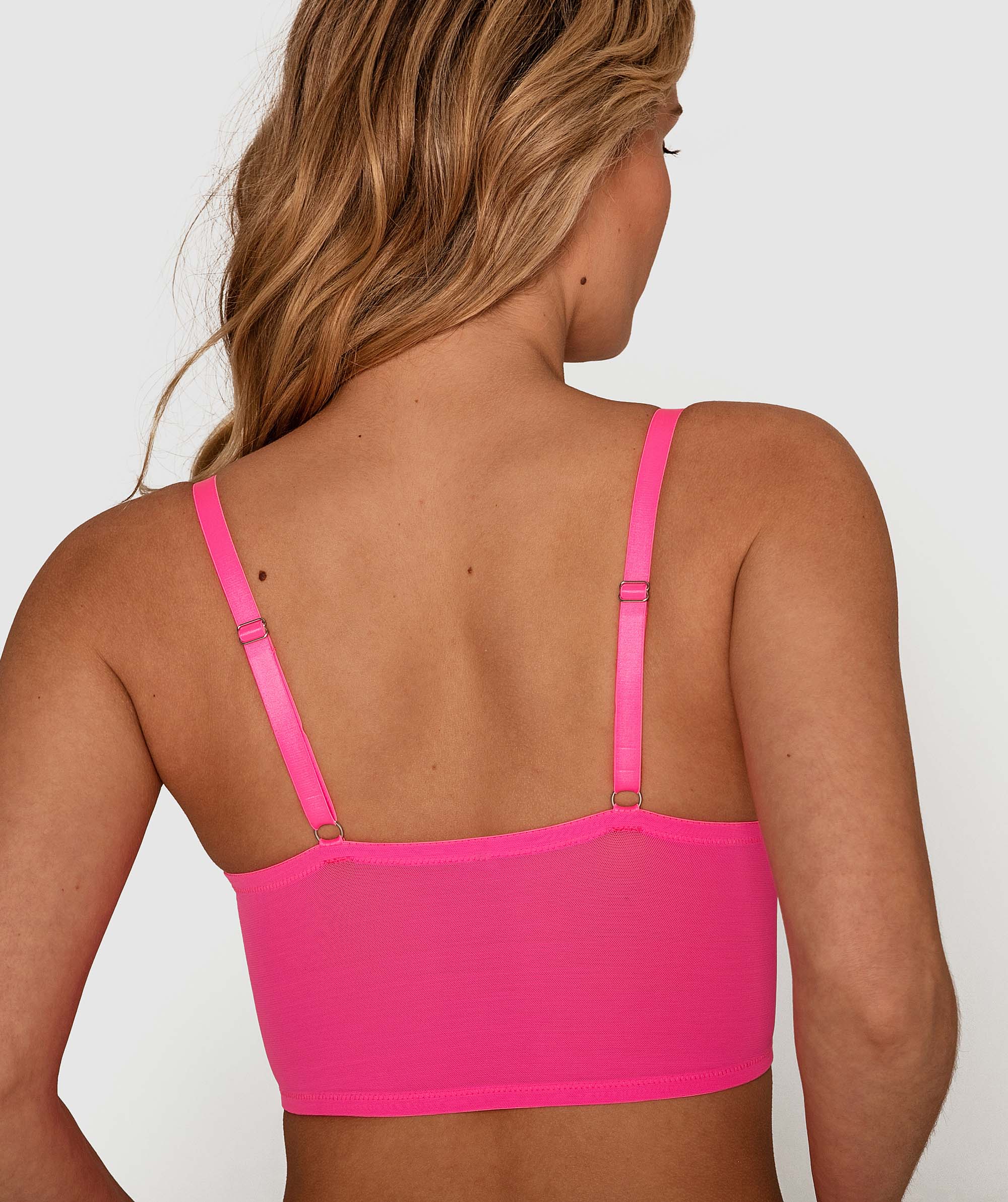 Vamp Haven't You Heard Double Push Up Bra - Hot Pink