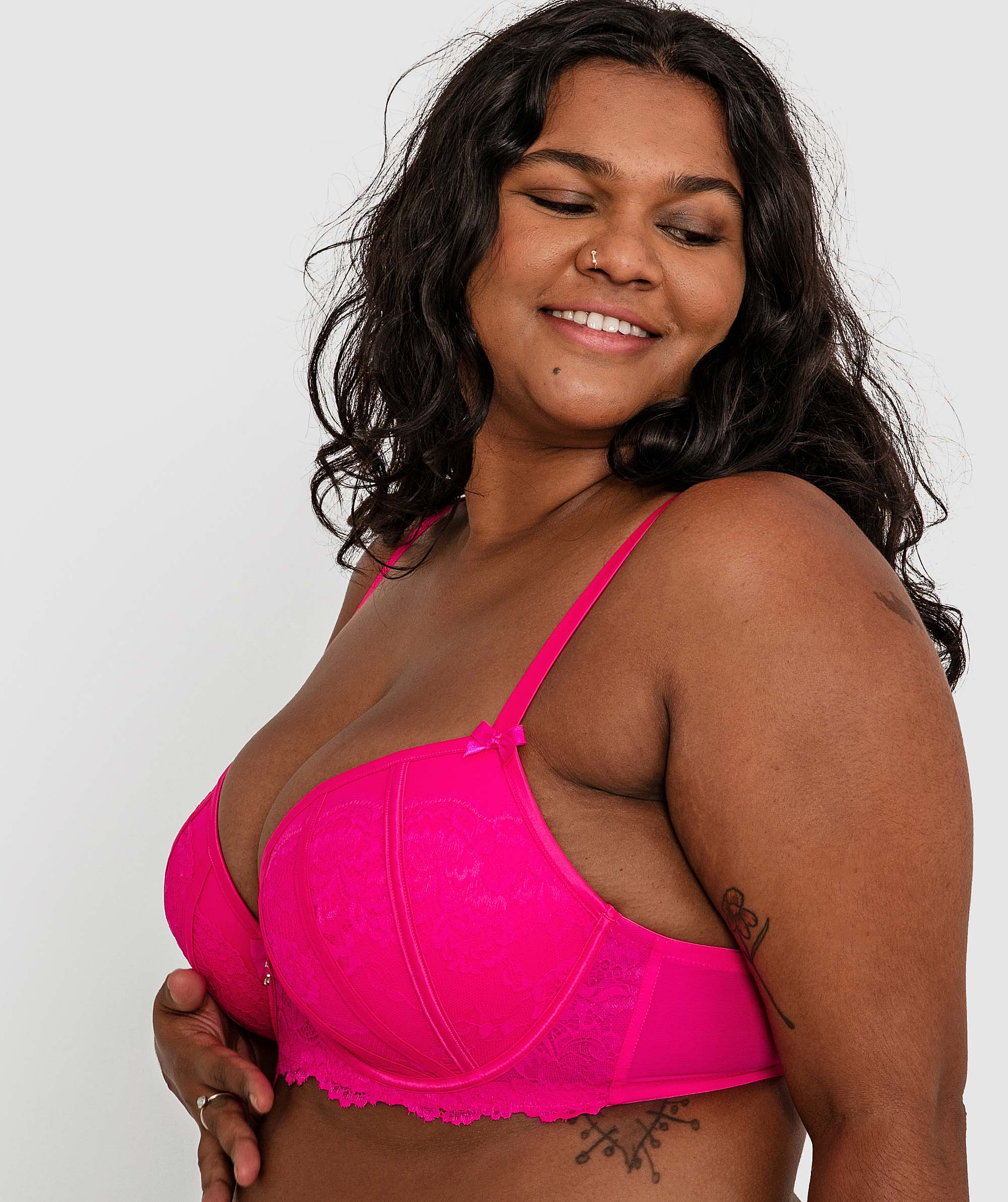 Bethany Push Up Bra - Pink