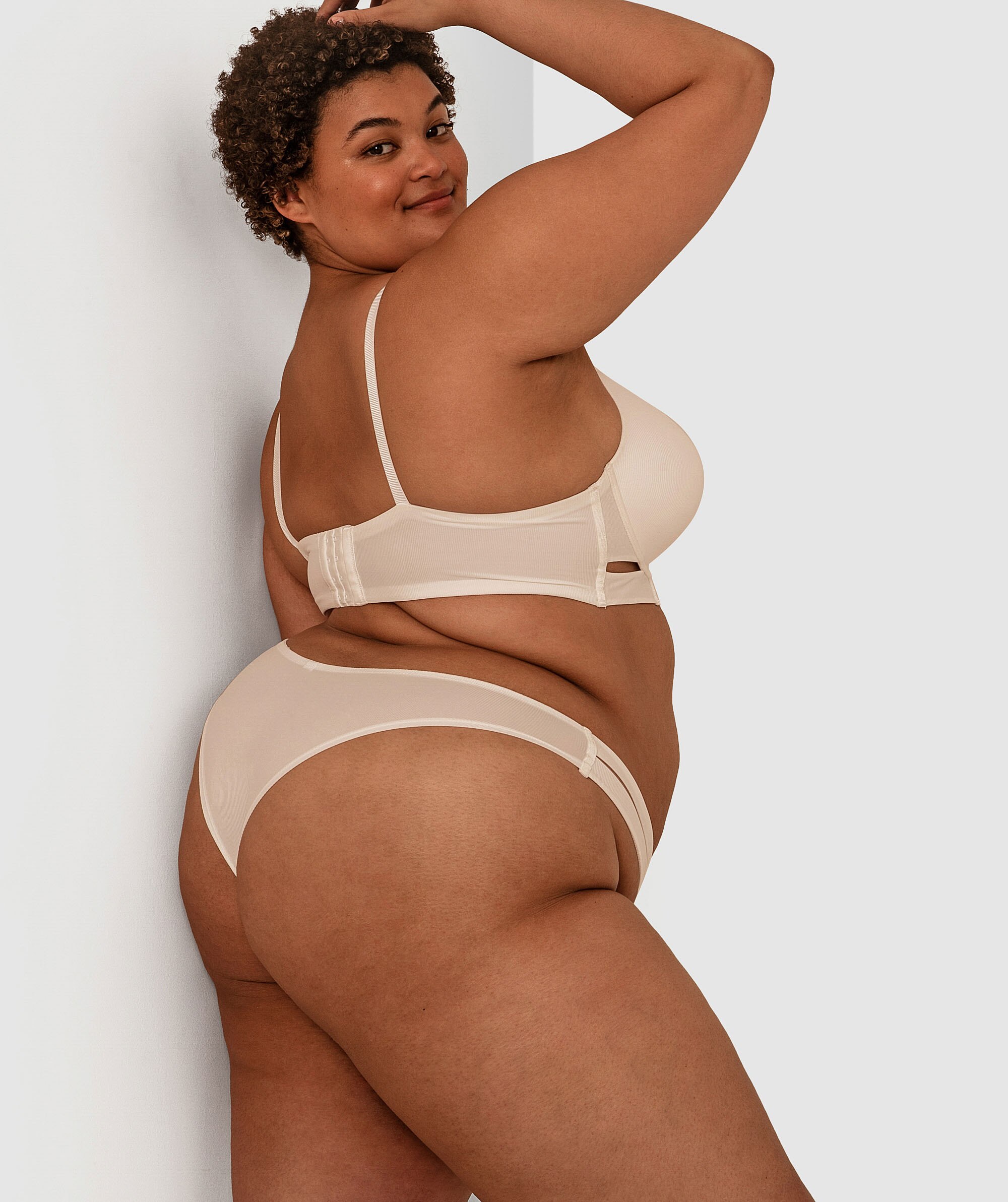 Erika Brazilian Knicker - Ivory