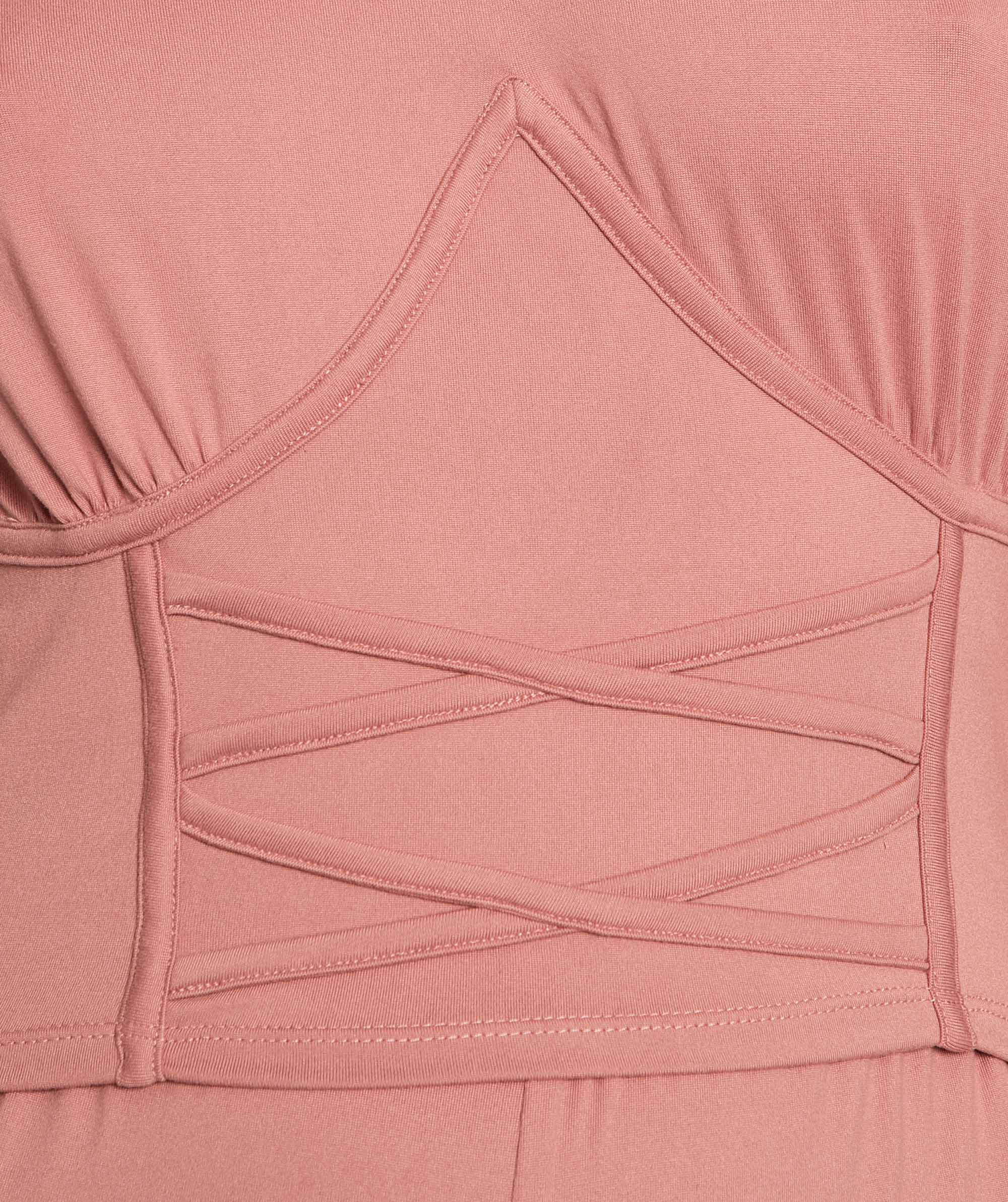 Style By Day Long Sleeve Corset - Pink