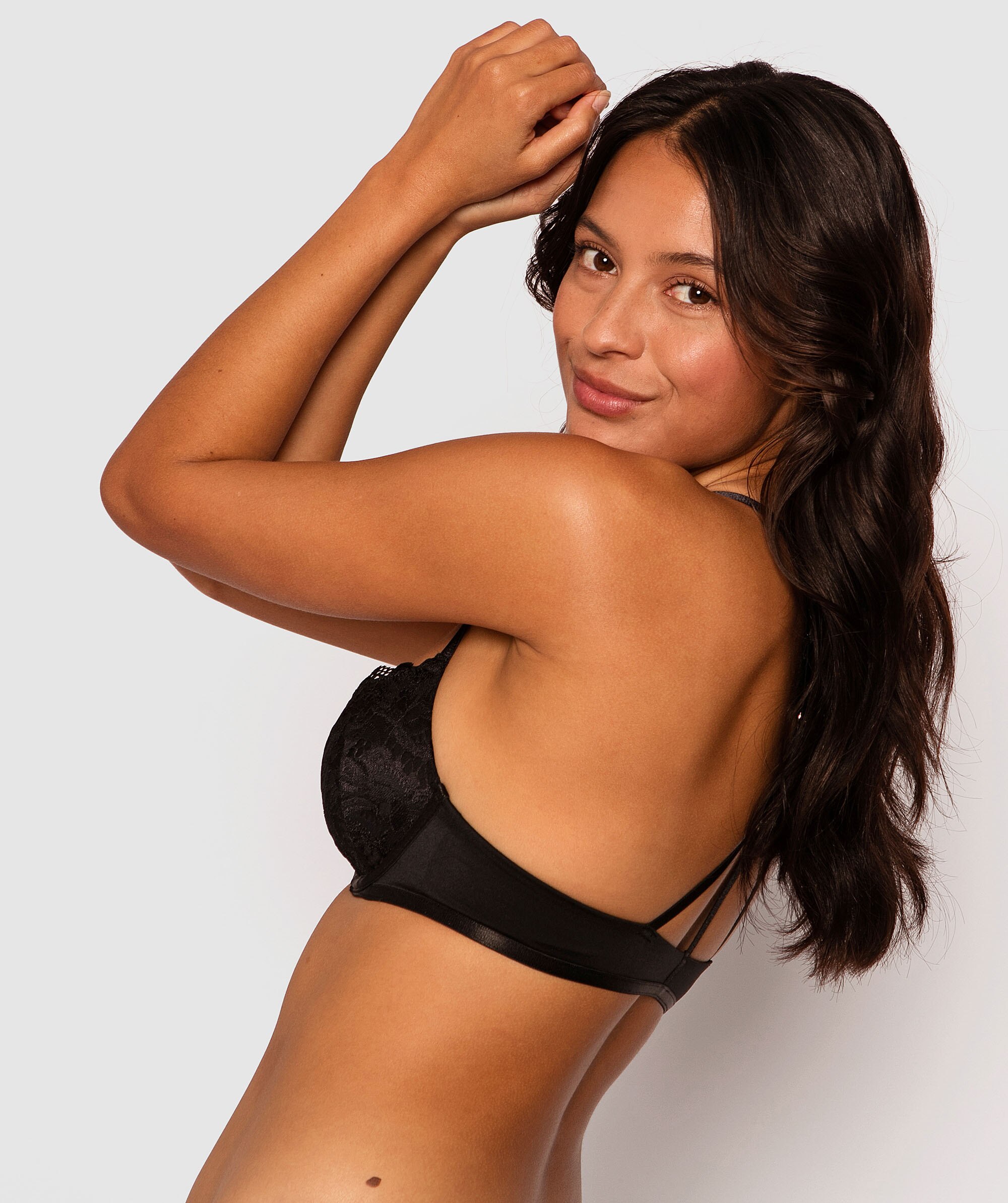 Style By Day Plunge Contour Bra - Black 