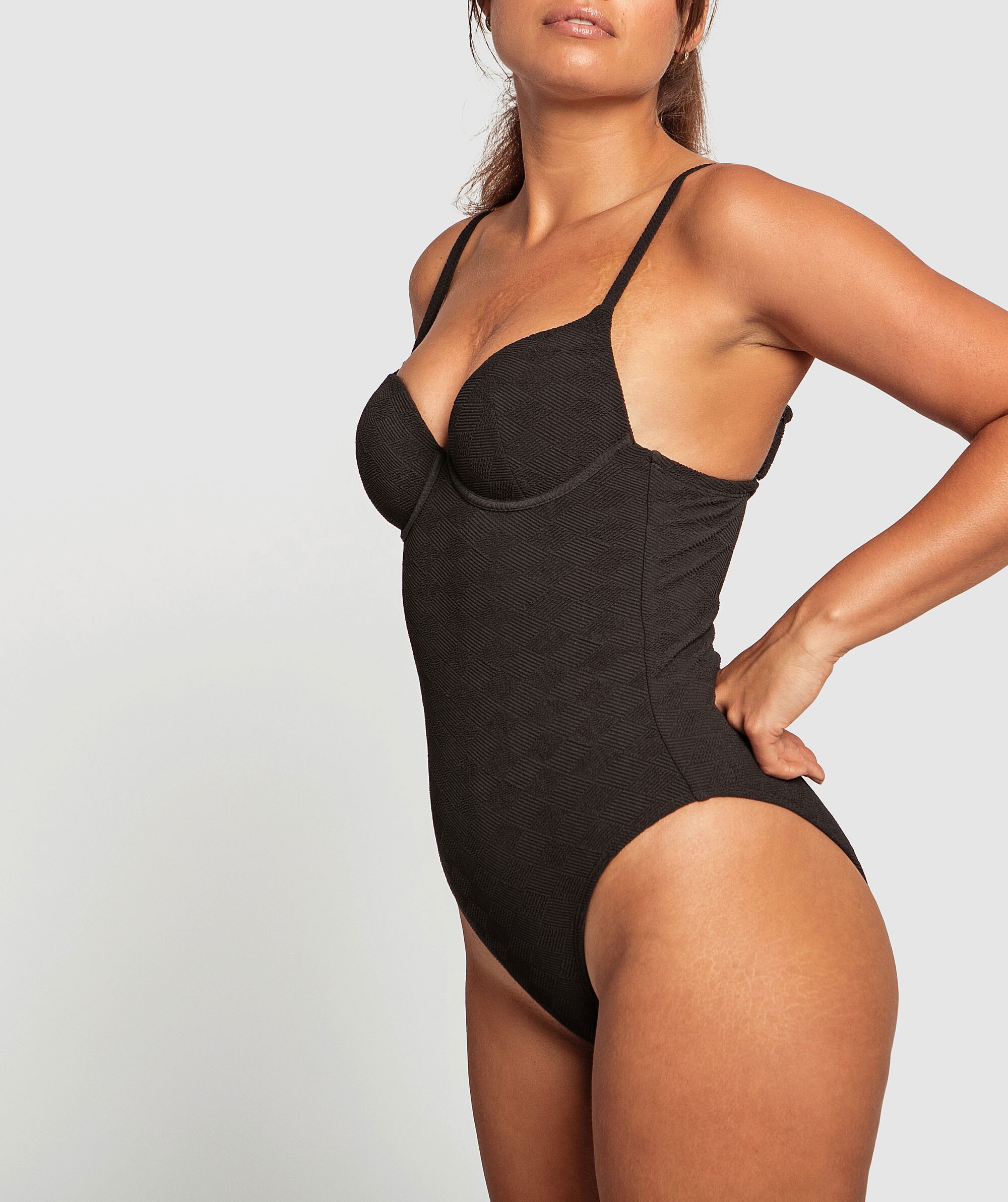 Lily Loves Ribbed One Piece Bathers