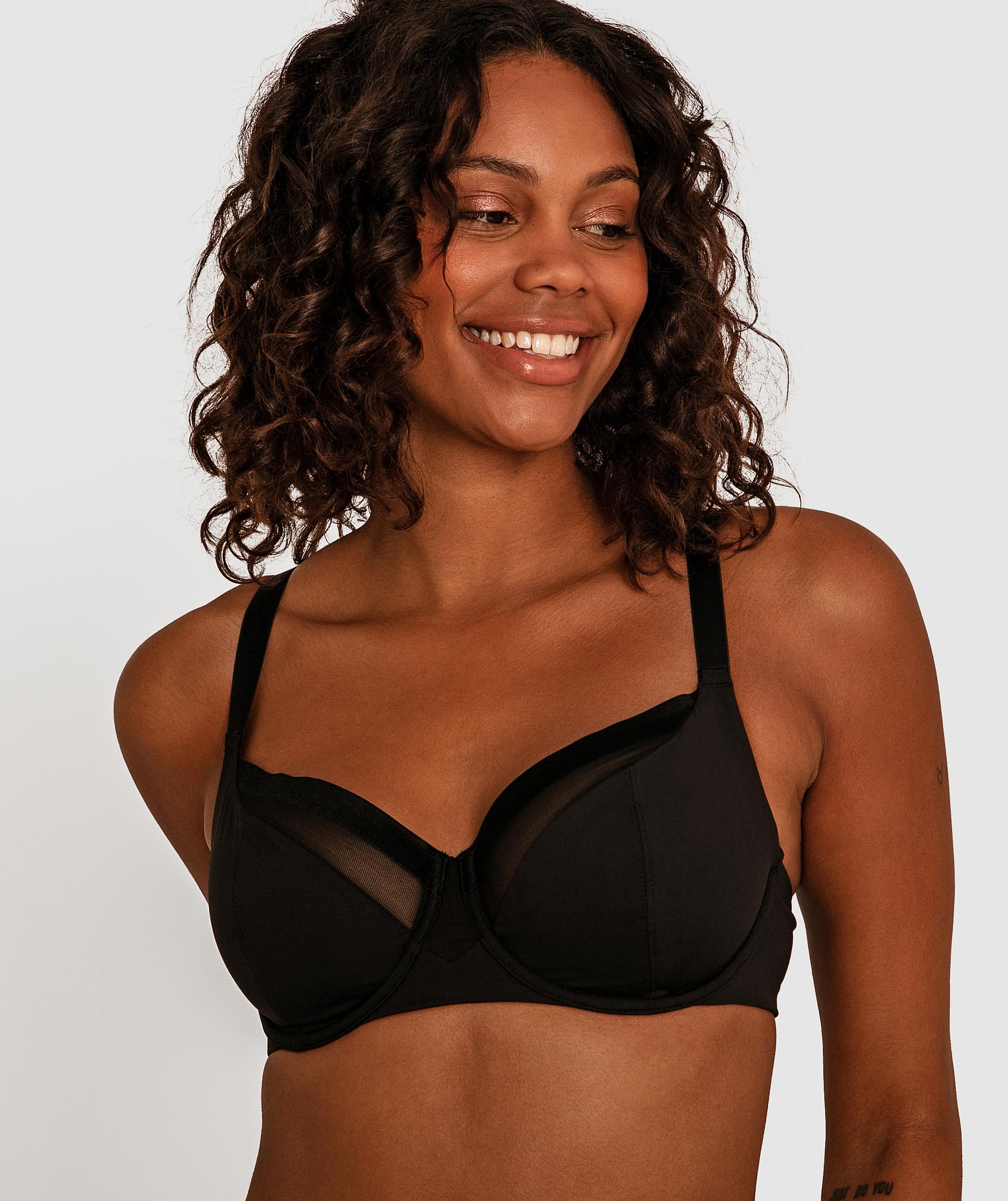 My Every Day Full Cup Underwire Bra - Black