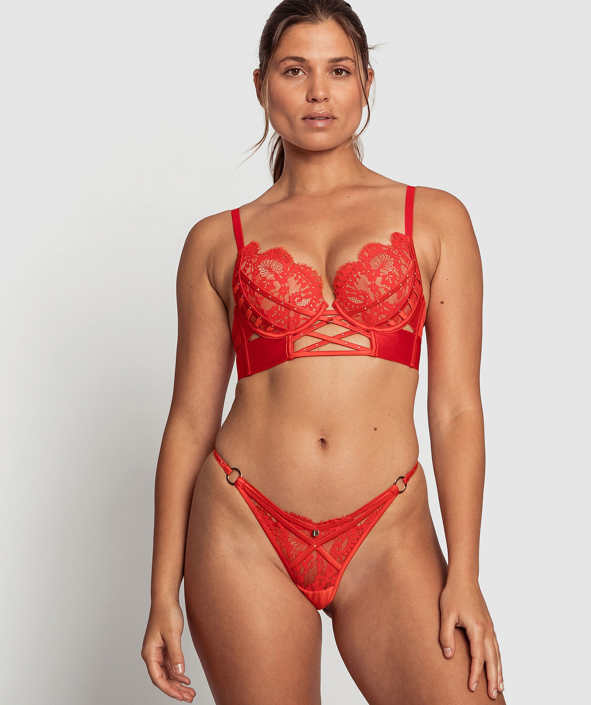 Vamp A Night To Remember Push Up Bra - Red 