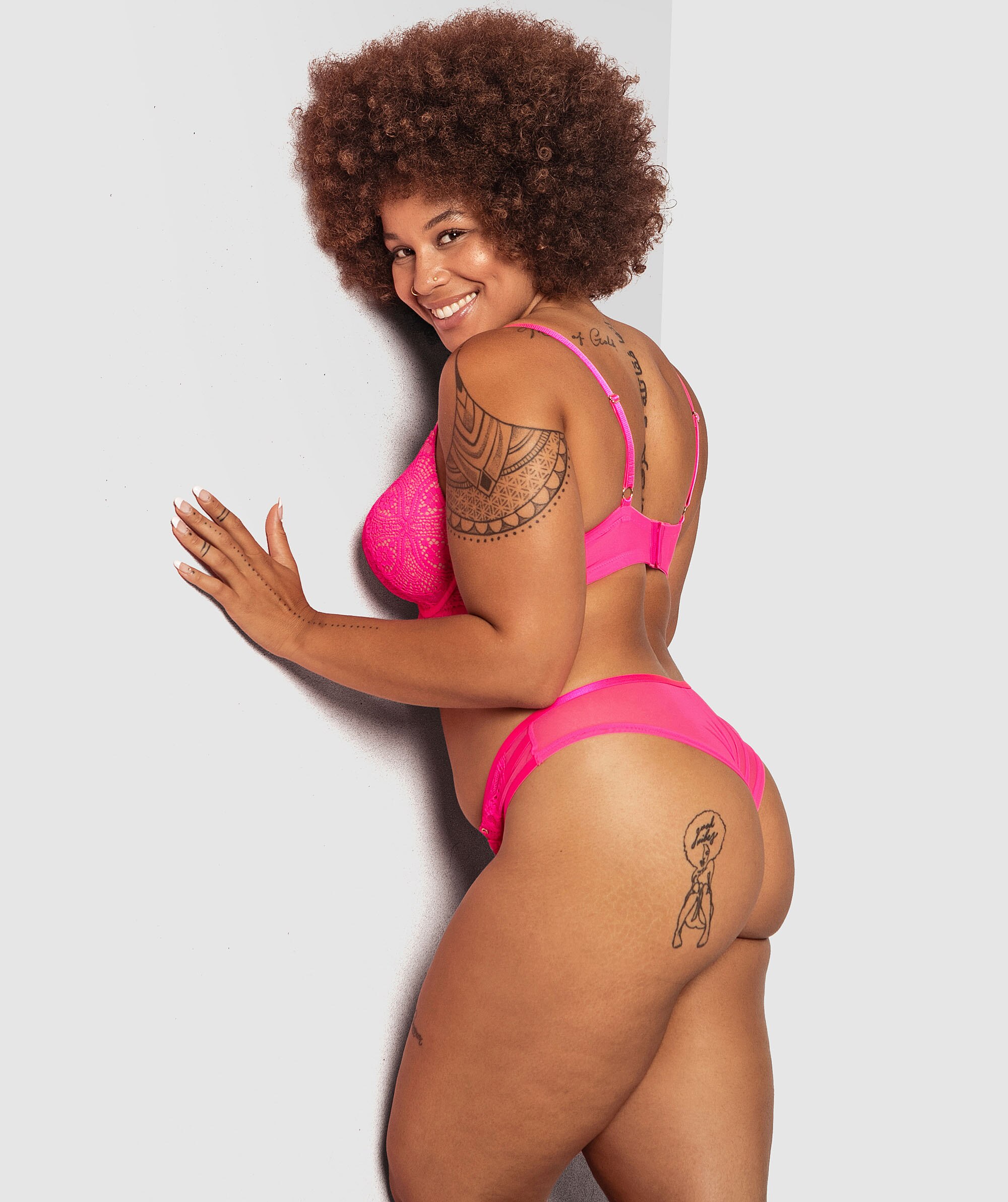 Blair Brazilian Knicker - Pink
