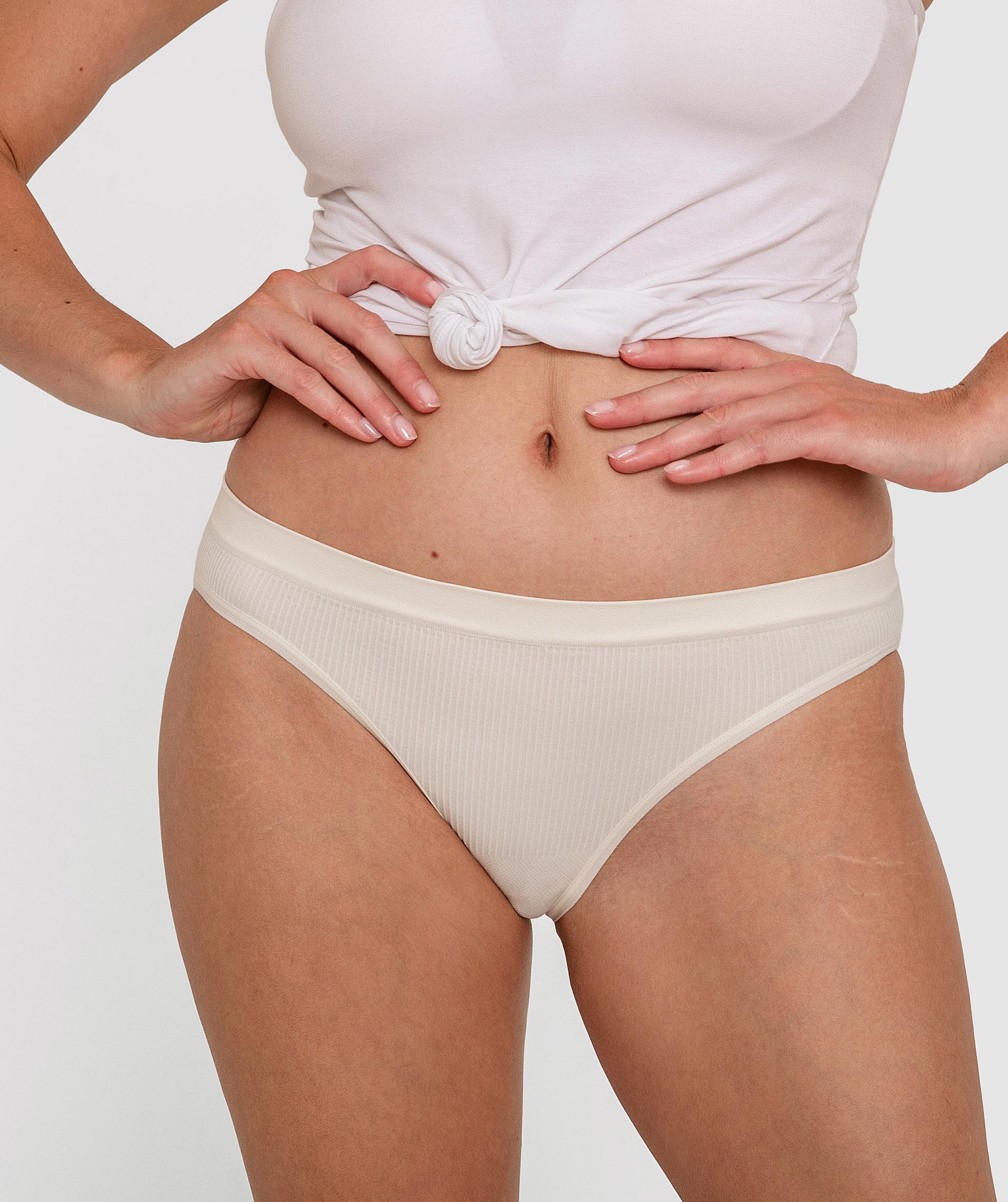 Rachel Bikini Brief - Eggshell