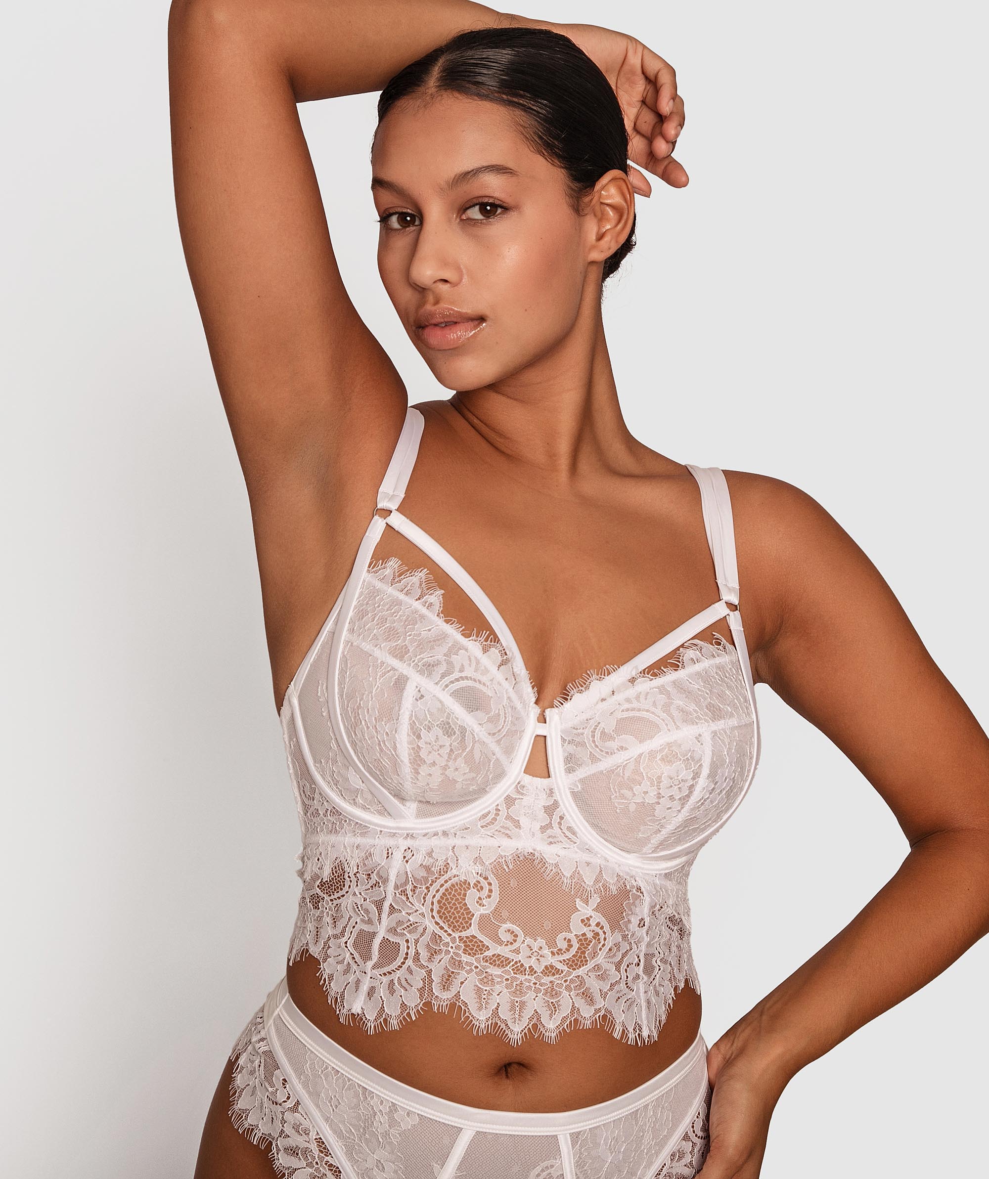 Enchanted For The Brides Balconette Underwire Cami - White