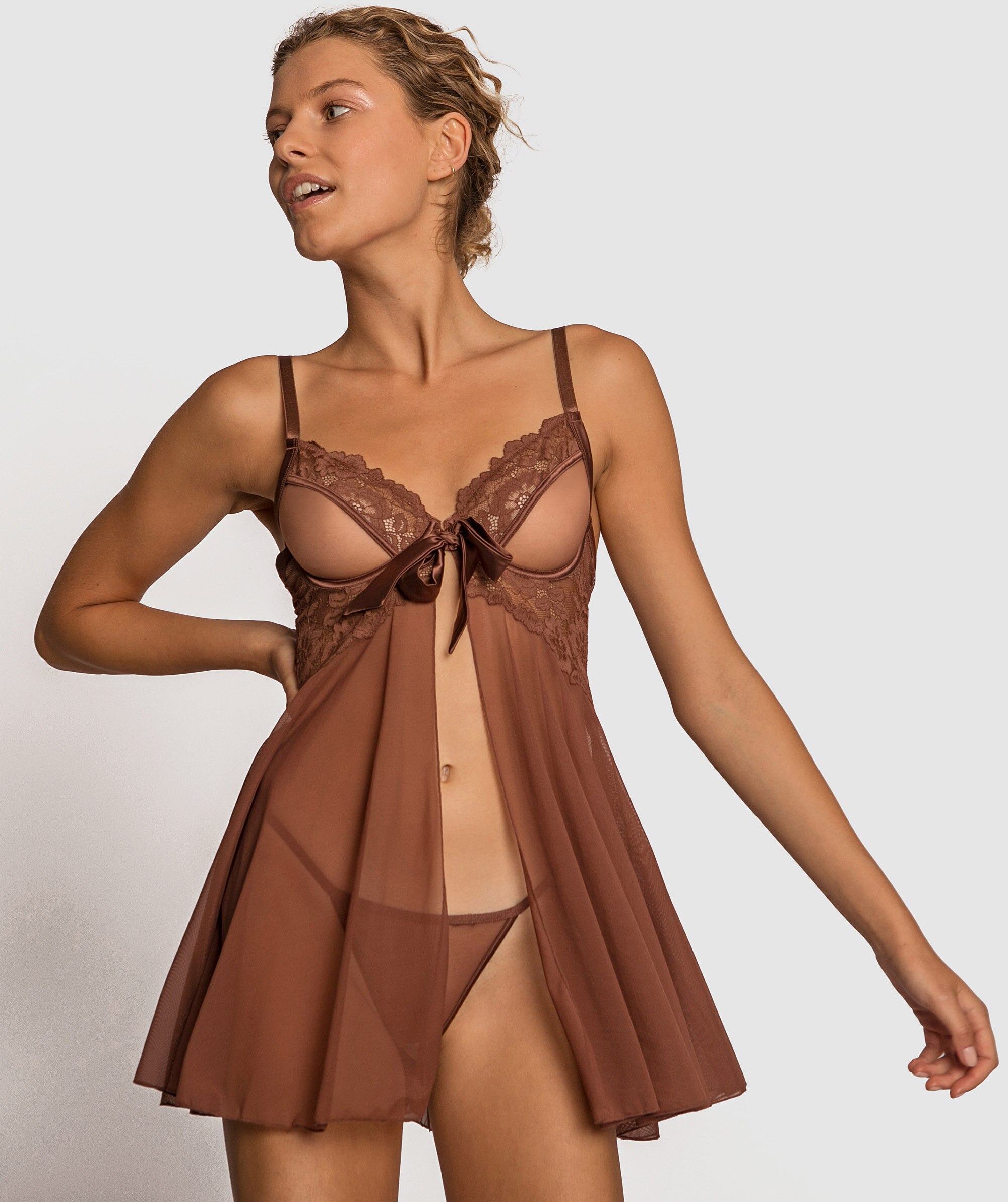 Night Games Sublime Babydoll - Nude 5