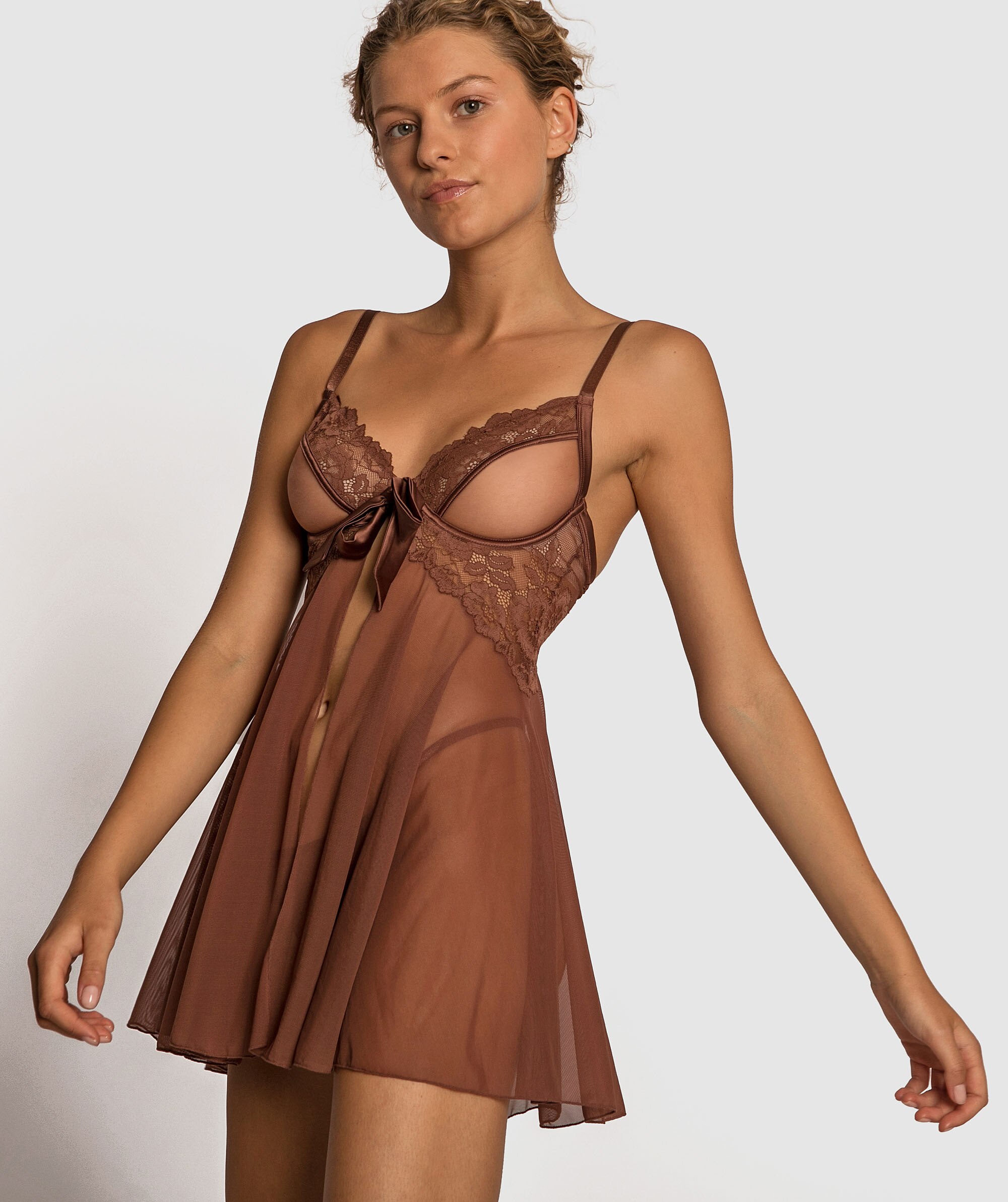 Night Games Sublime Babydoll - Nude 5