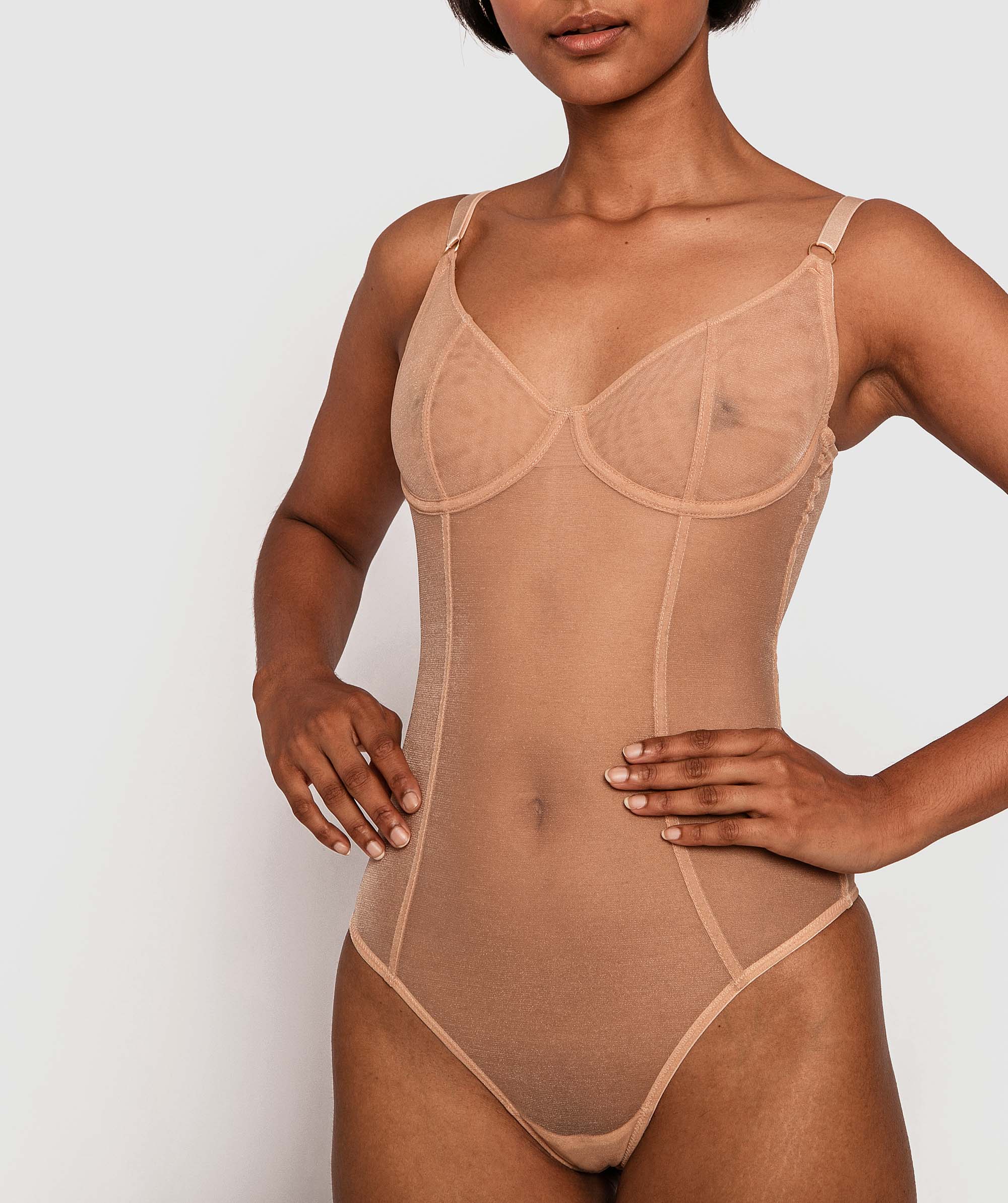 Night Games Beyond Basics Bodysuit - Nude 3