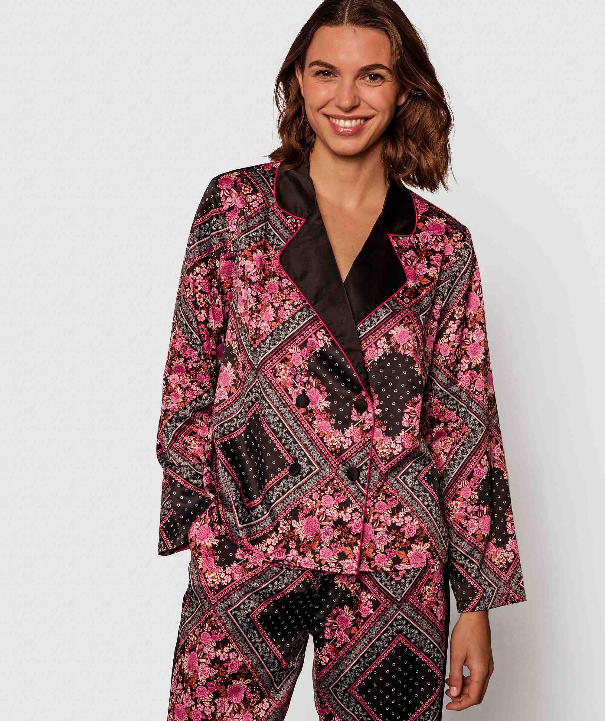 Lorna Print Long Sleeve Top - Print Paisely