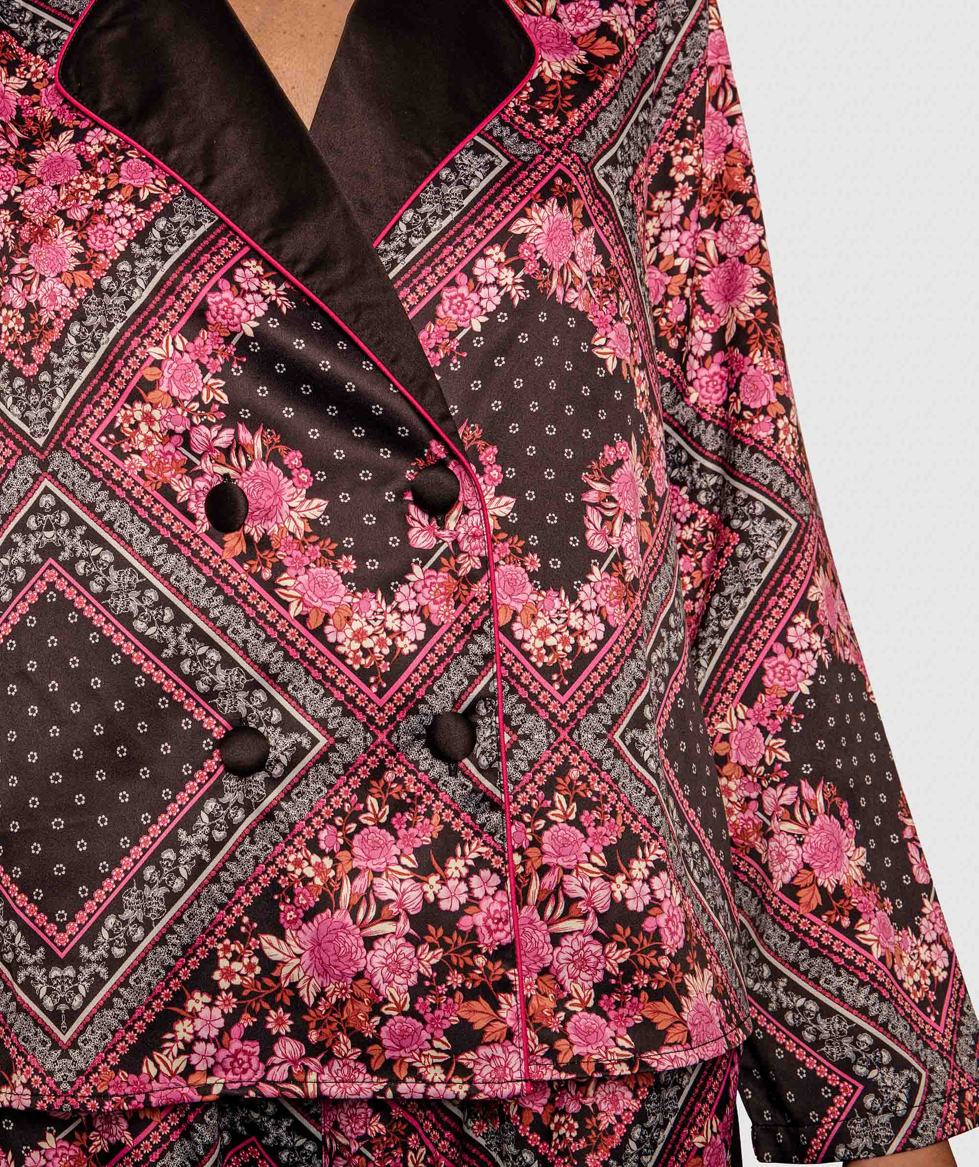 Lorna Print Long Sleeve Top - Print Paisely