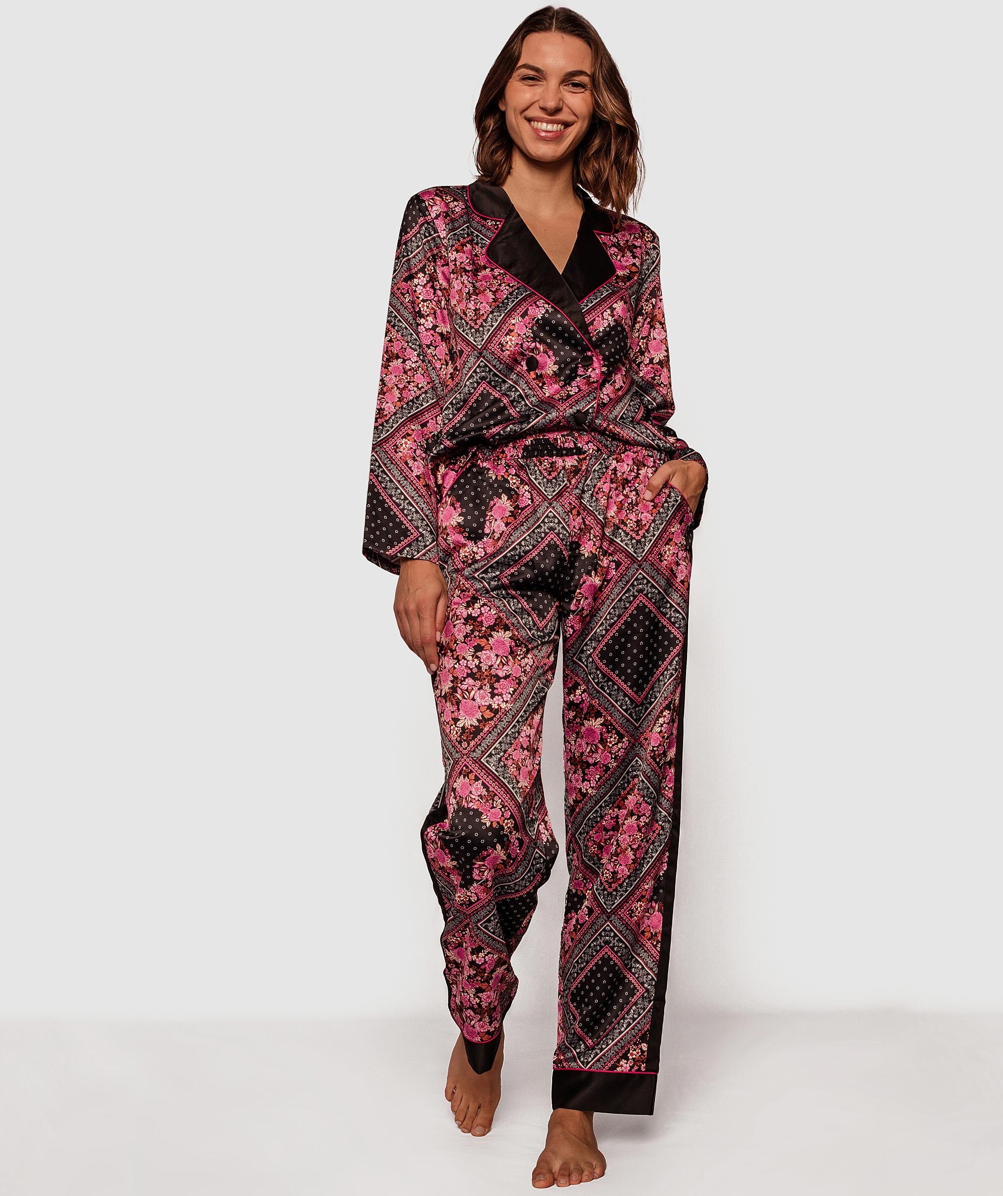 Lorna Print Long Sleeve Top - Print Paisely