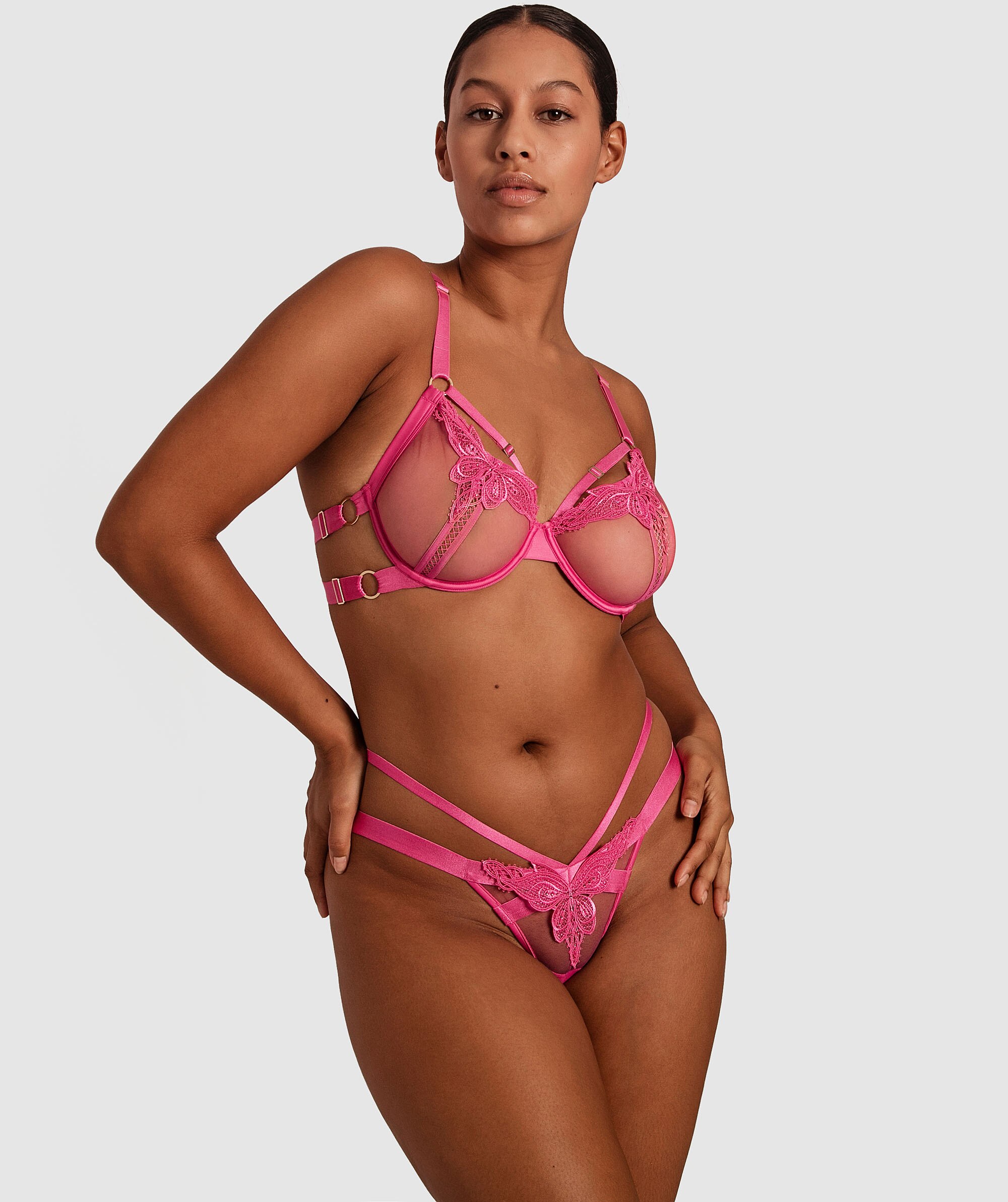 Night Games Fantasy Mini V Knicker - Pink