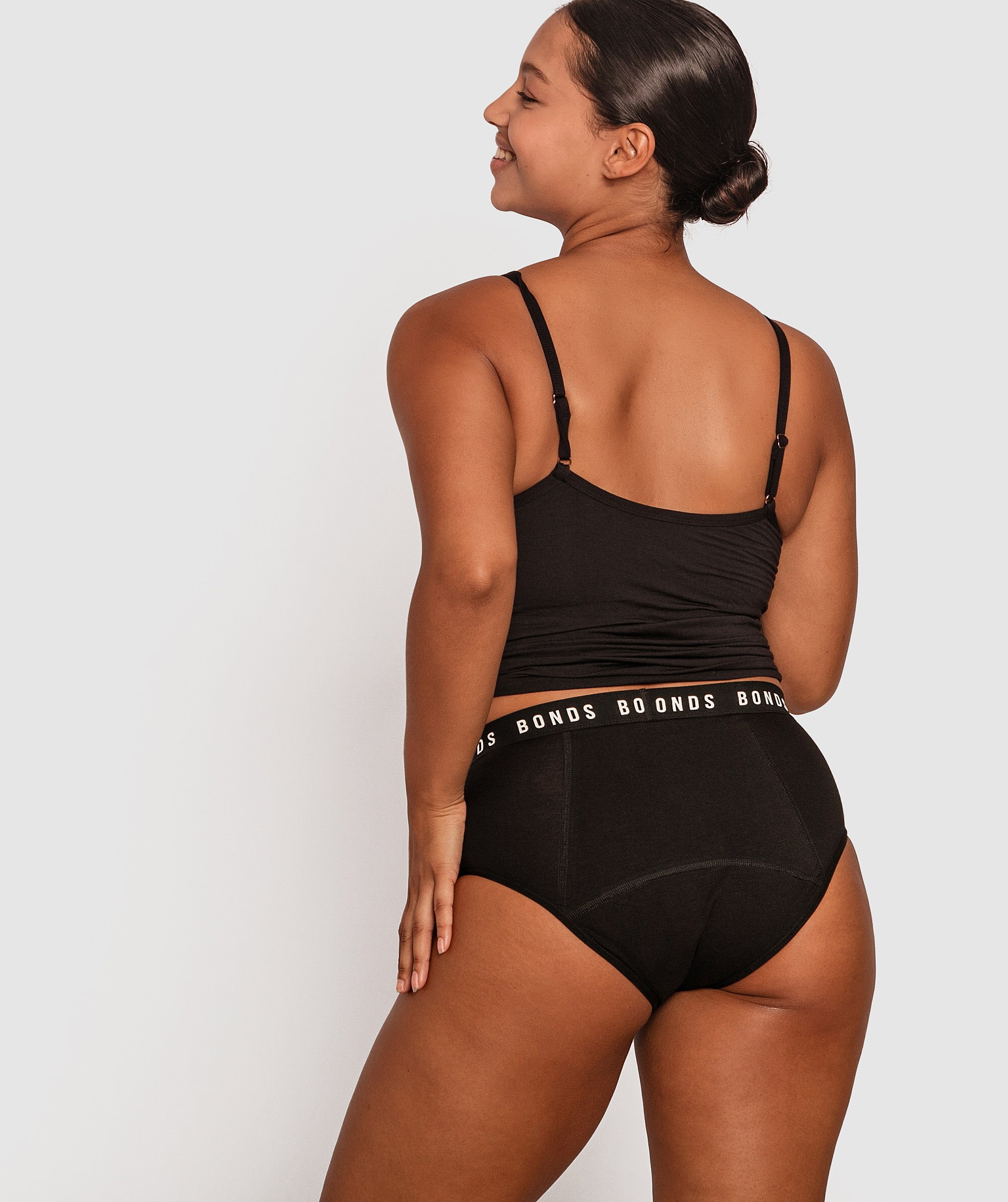 Bonds Bloody Comfy Micro High waisted Moderate Coverage  - Black 