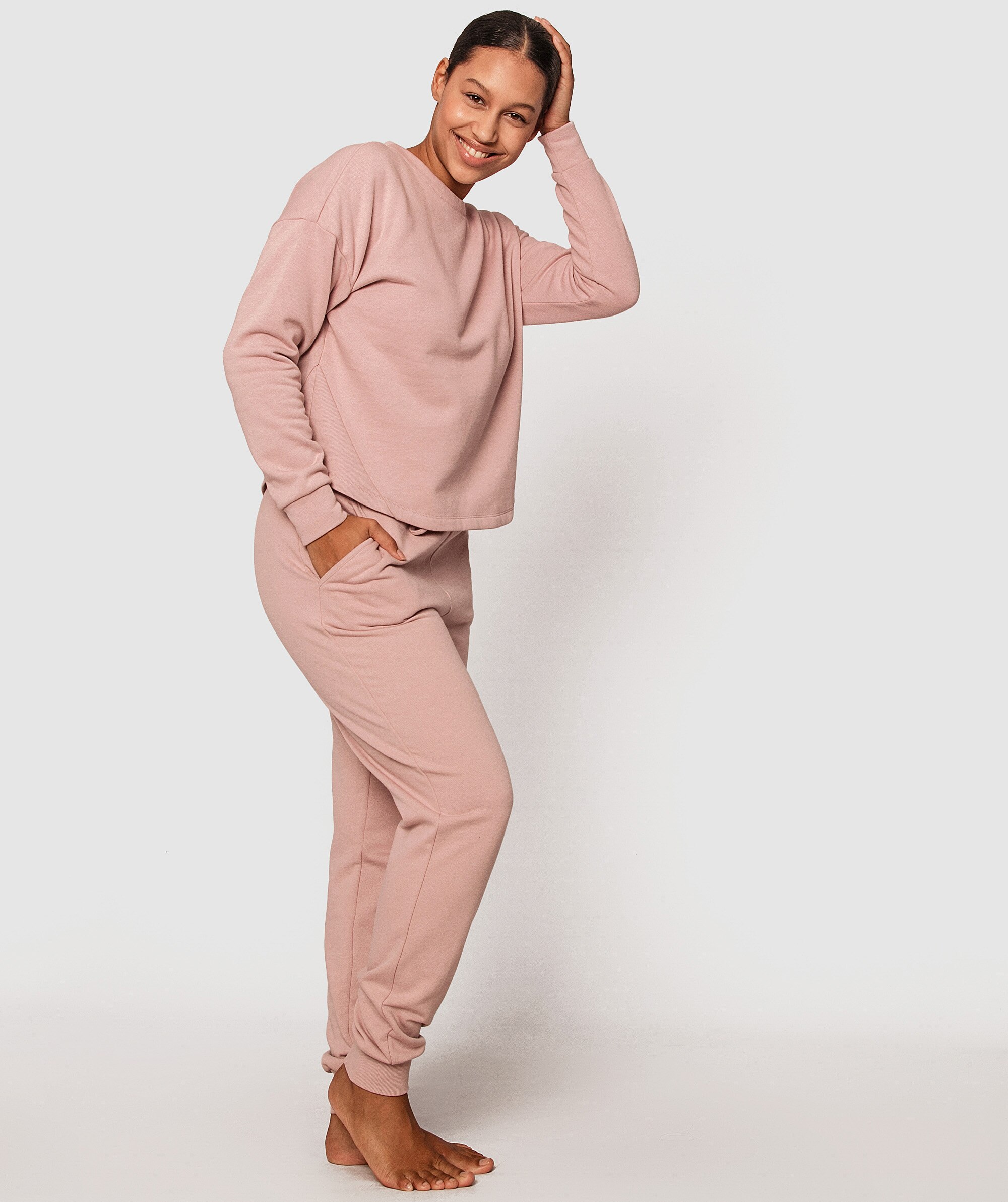 Cozy Long Pants - Pale Pink