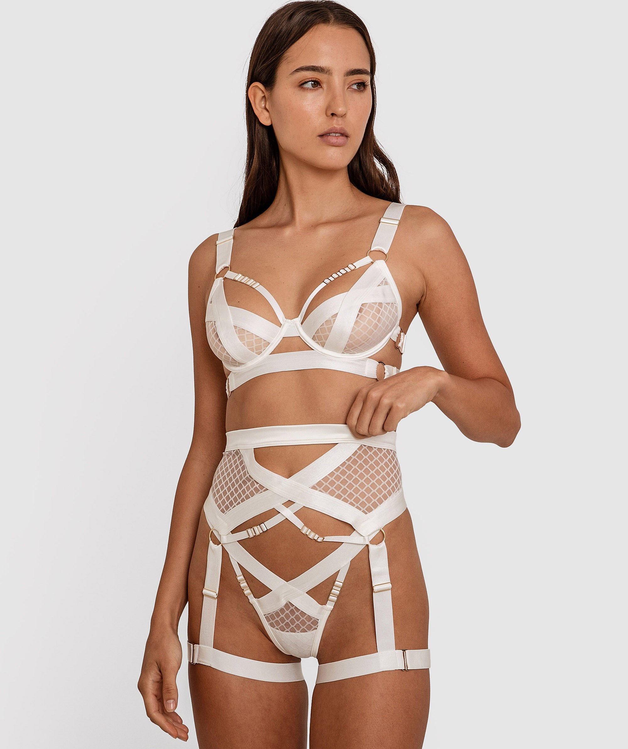 Bras N Things Night Games Utility Underwire Soft Cup Bra Ivory 01331503