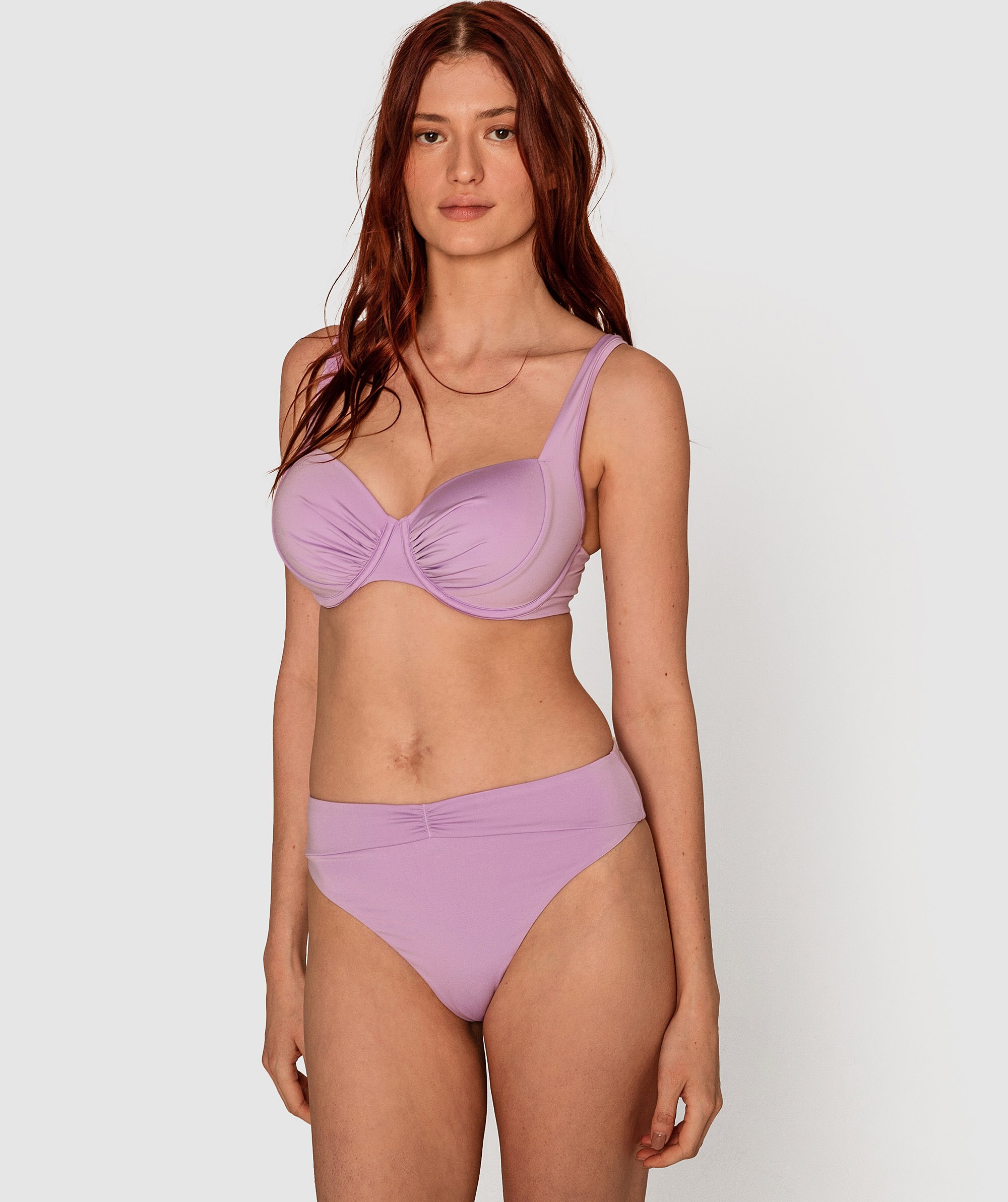 Planet Bliss Swim Full Cup Top - Lilac