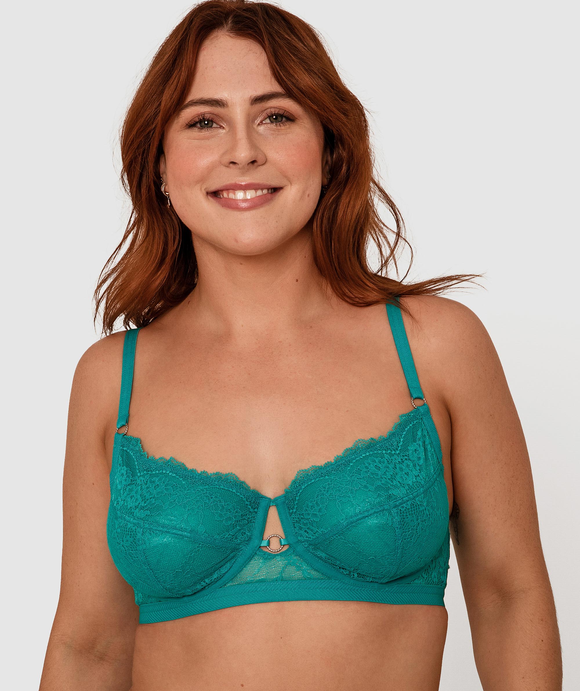 Millie Full Cup Underwire Bra - Teal