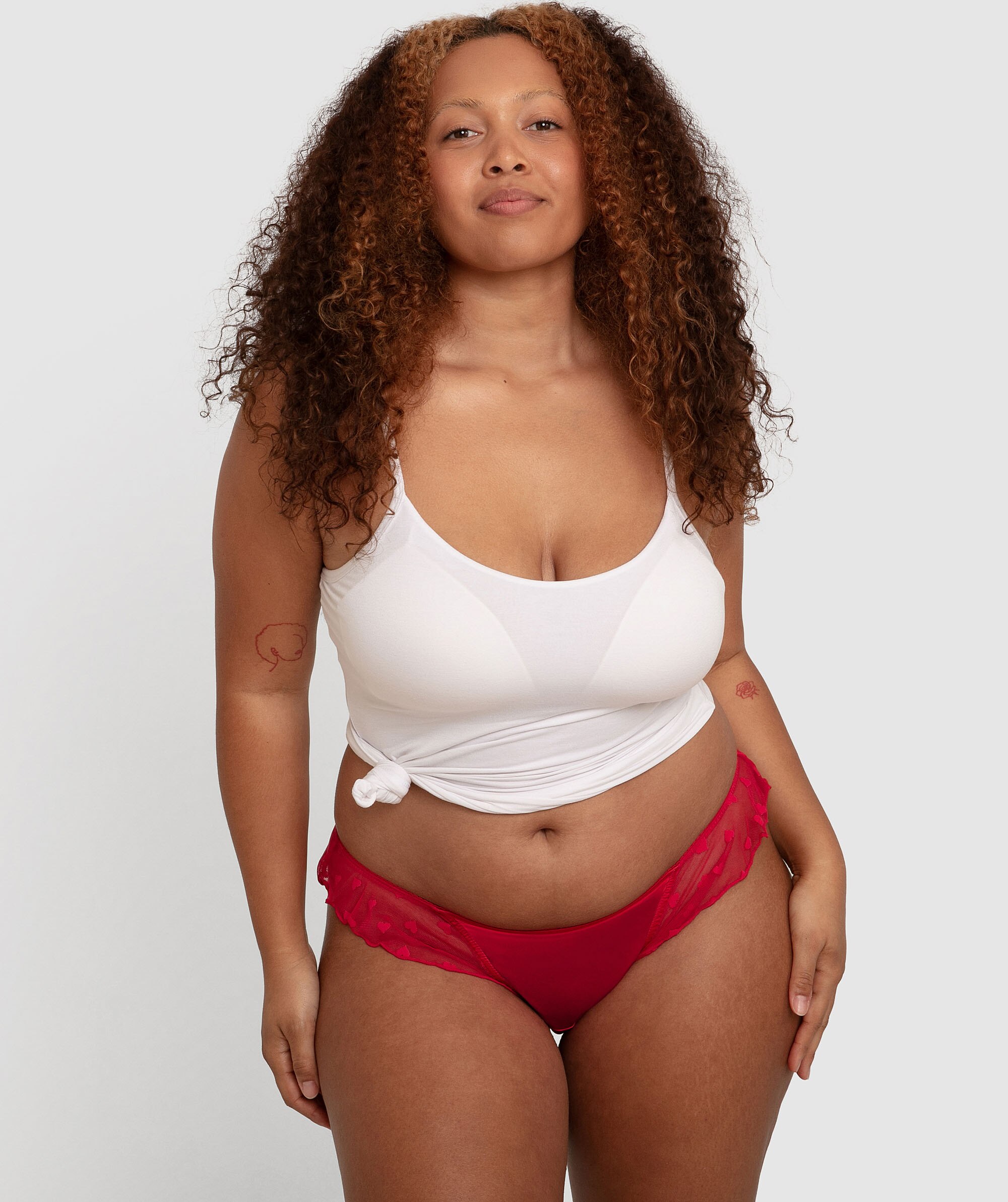 Alba Brazilian Knicker - Red