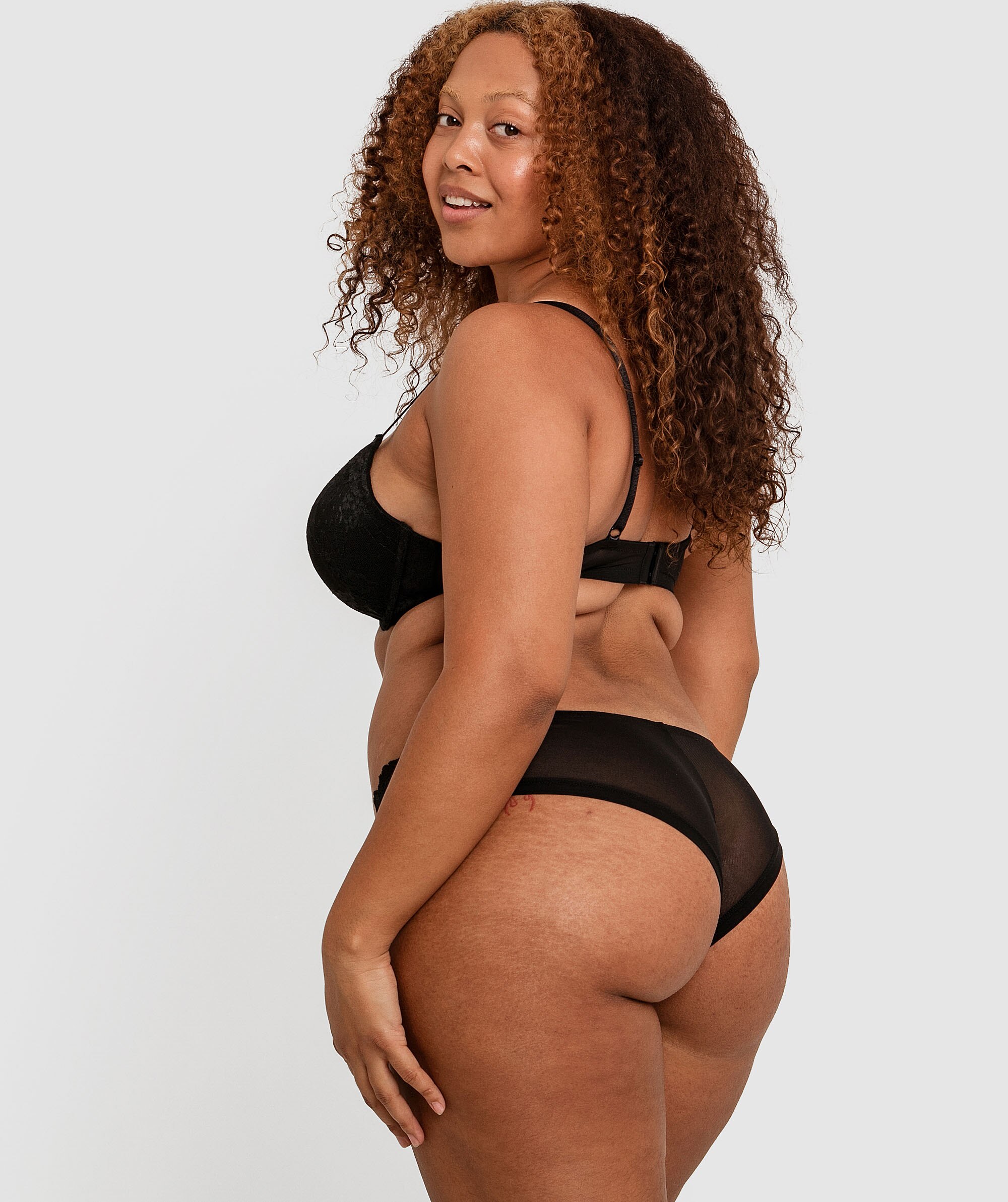 Lauren Brazilian Knicker - Black