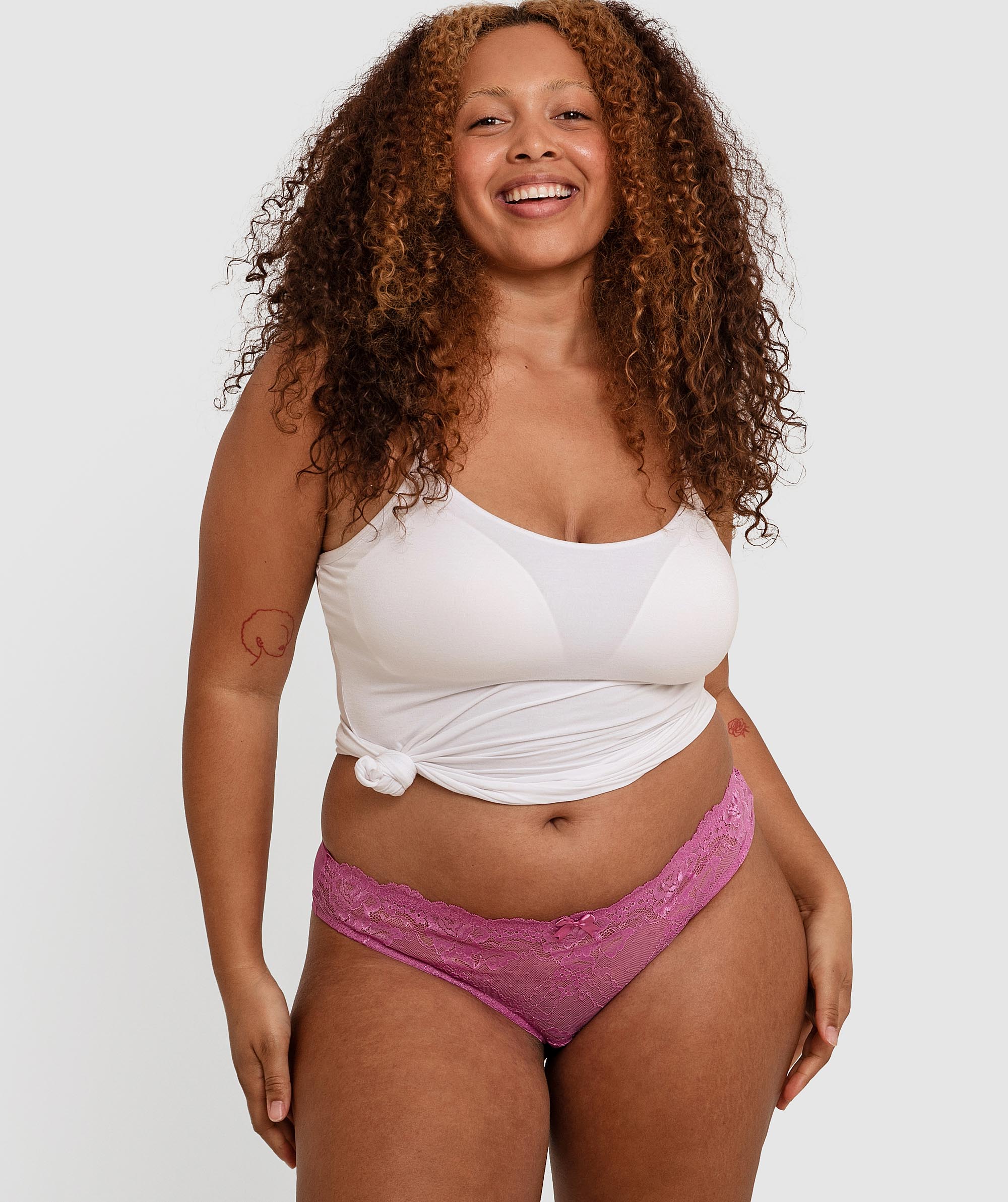 Lauren Brazilian Knicker - Purple