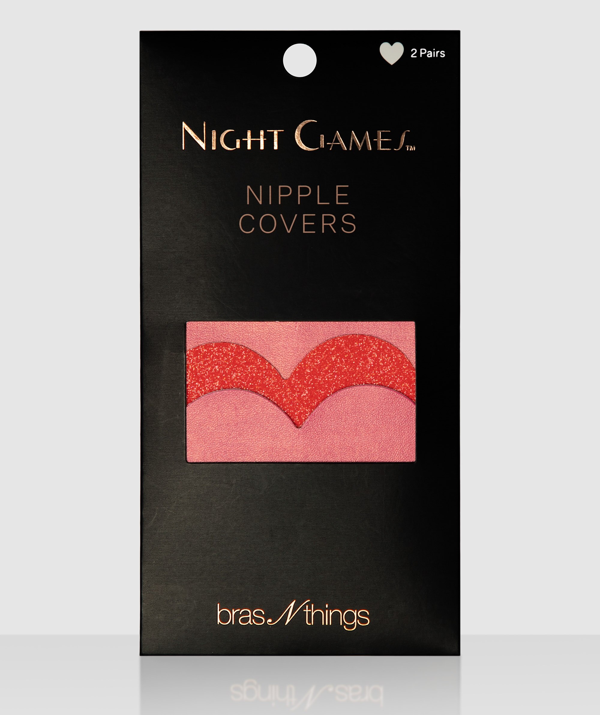 Night Games Secret Lover Nipple Covers - Pink
