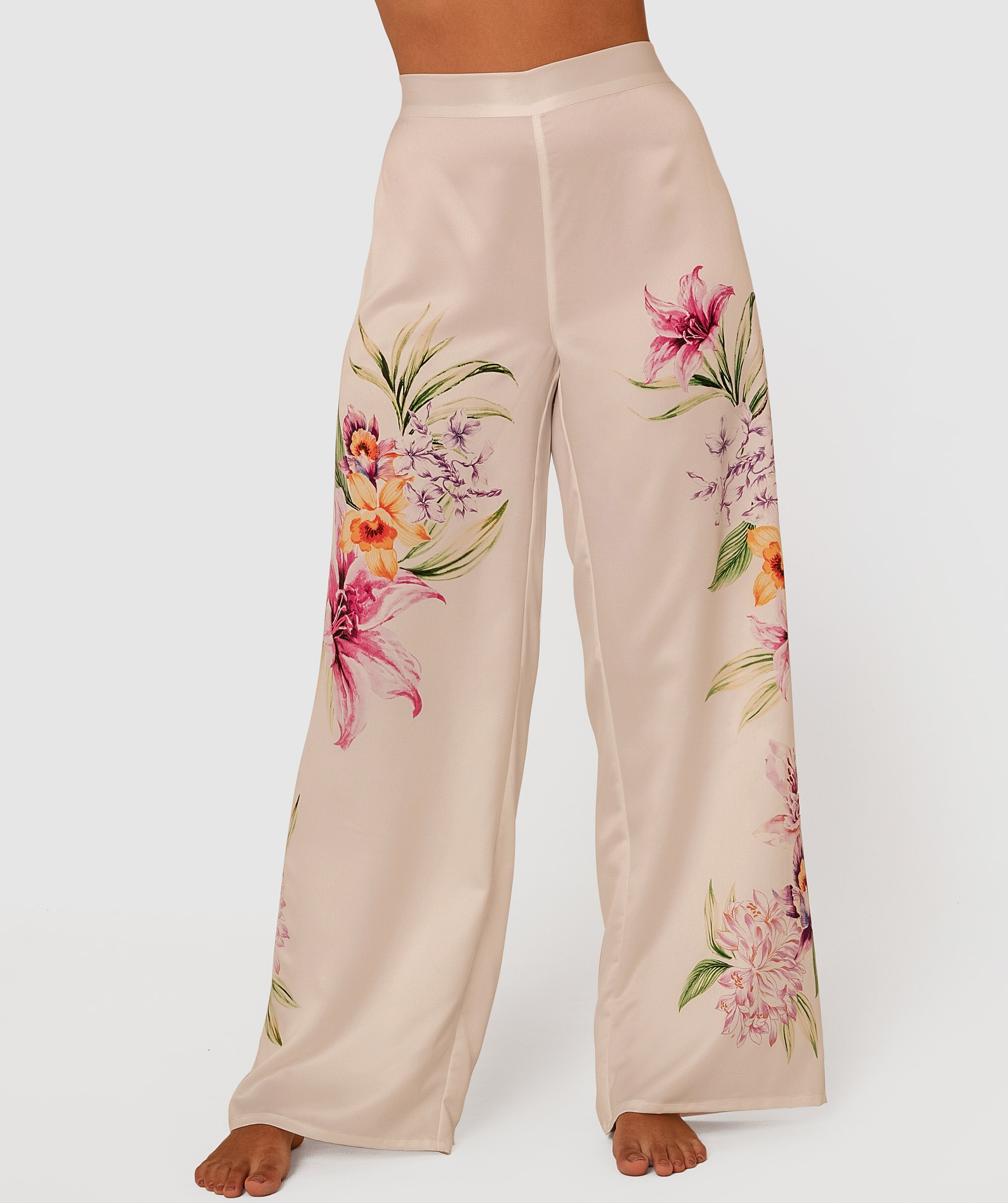 Robyn Wide Leg Pant - Floral Print