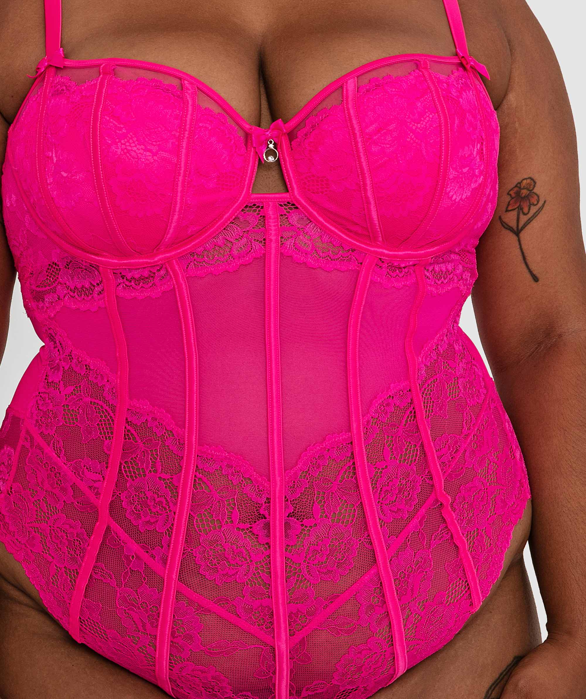 Bethany Sleeveless Bodysuit - Pink