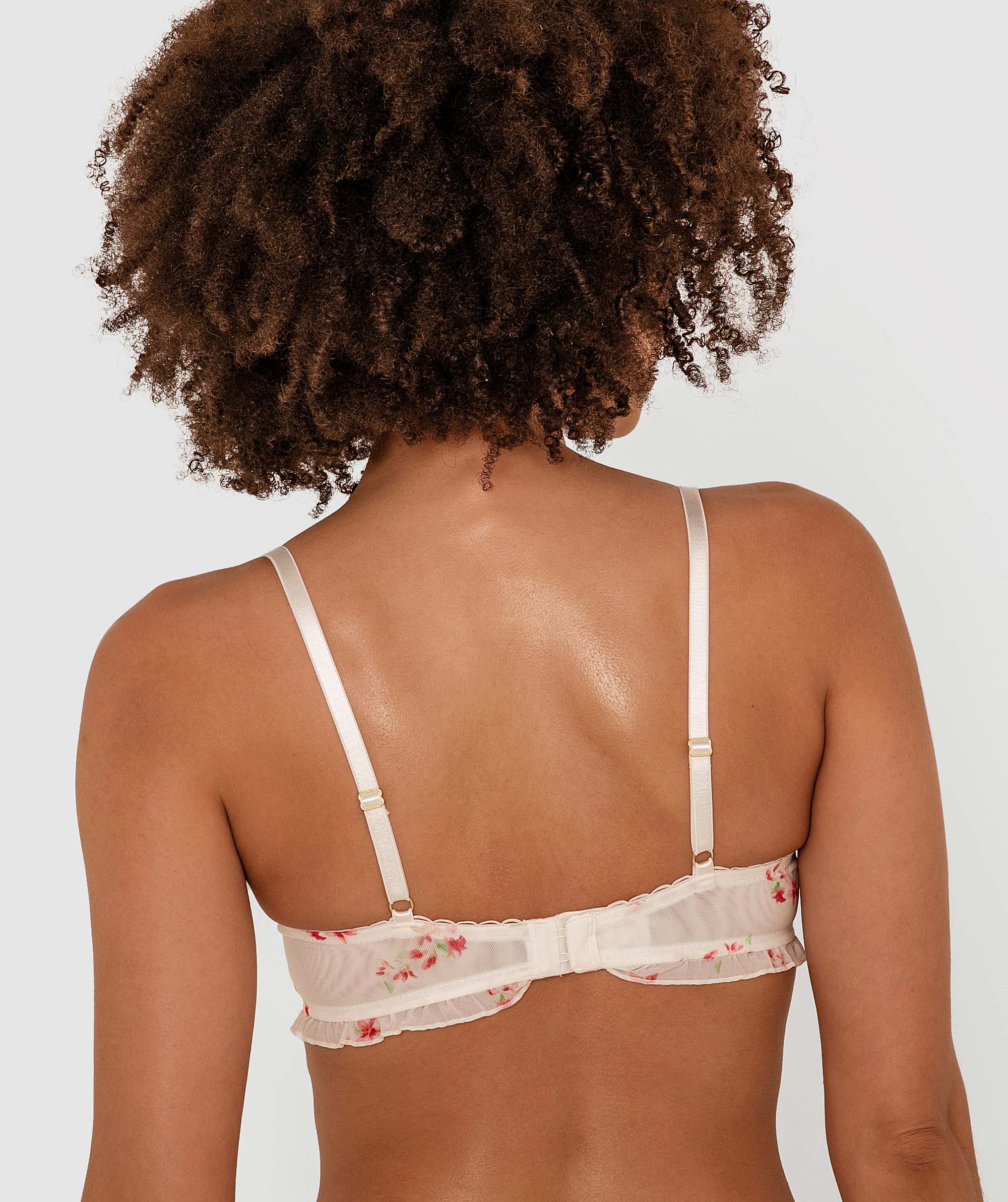 Canna Lily Underwire Bra - Floral Print