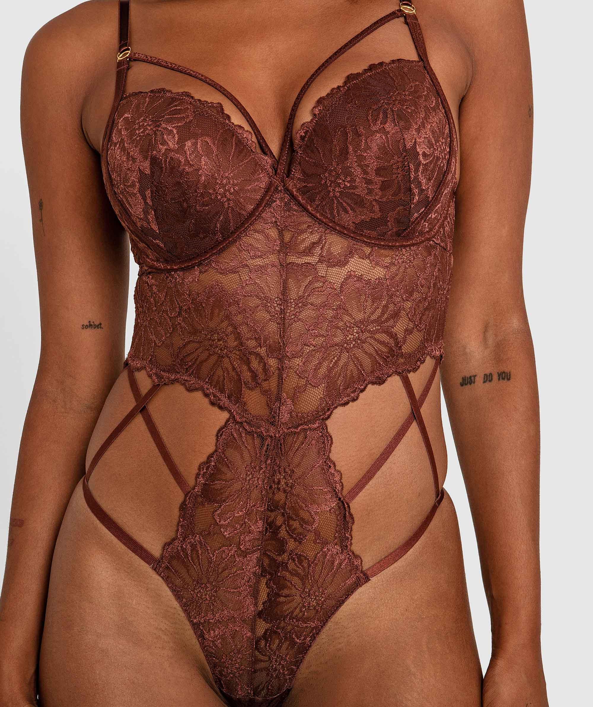 Nara Push Up Bodysuit - Nude 6