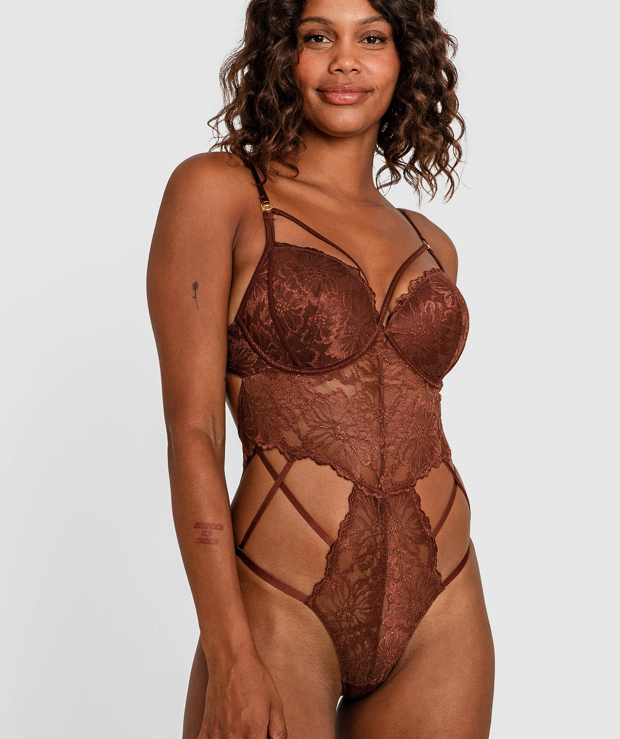 Nara Push Up Bodysuit - Nude 6