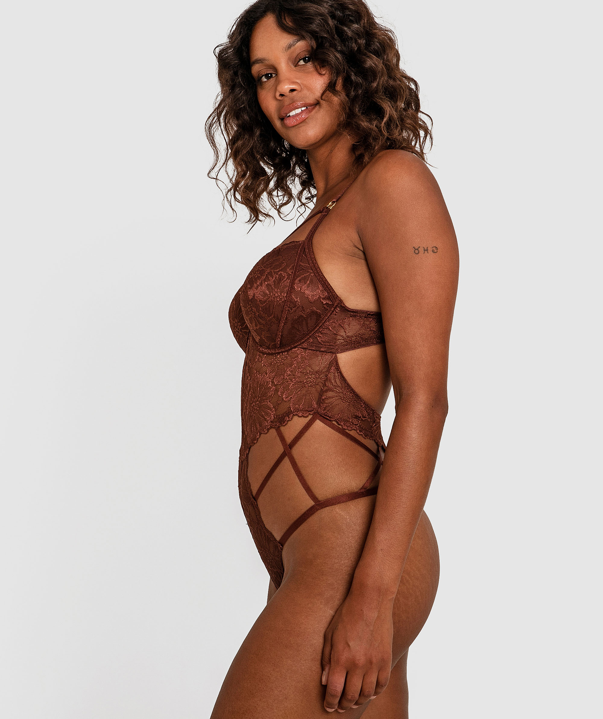Nara Push Up Bodysuit - Nude 6