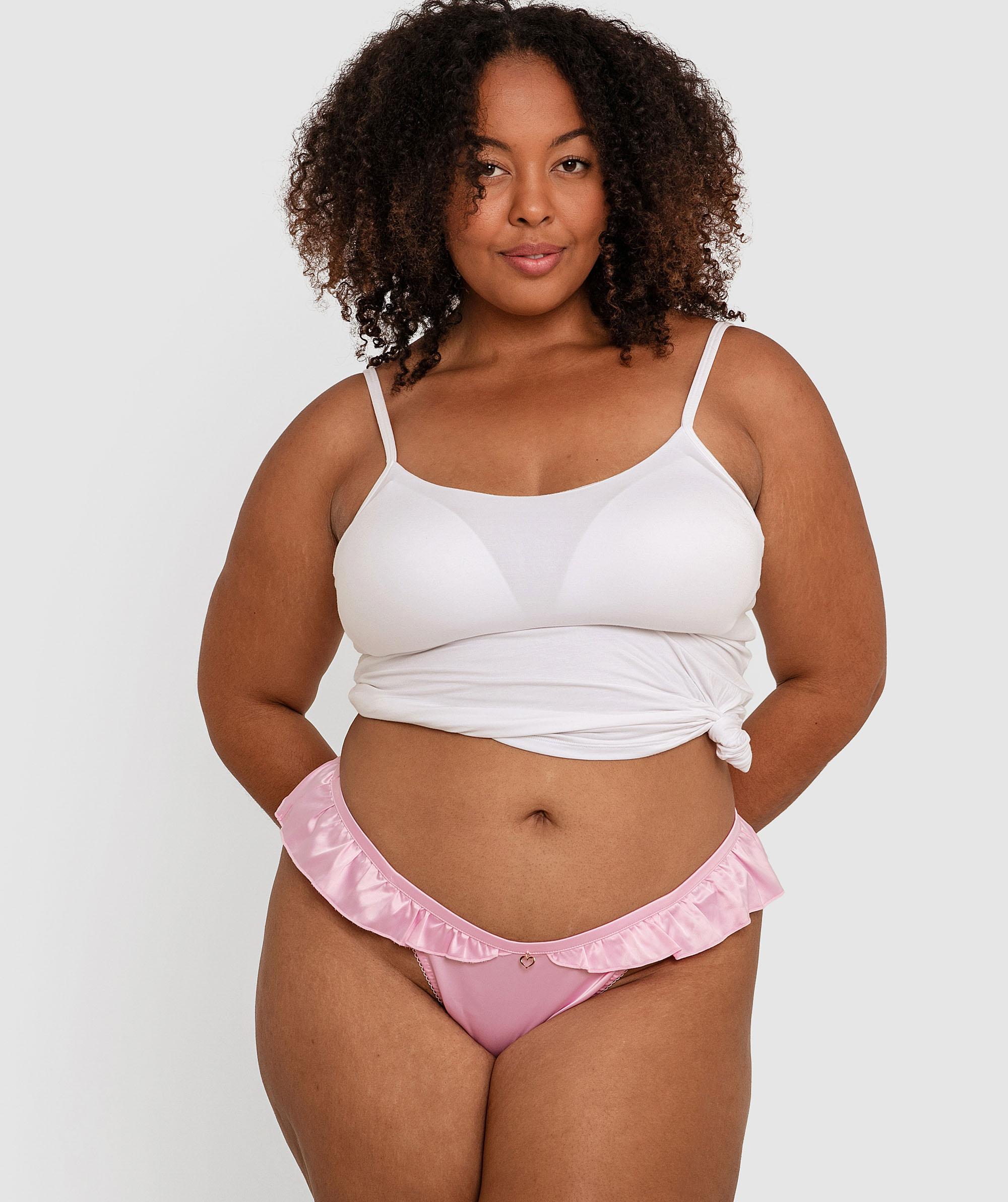 Valentina Mini V Knicker - Pink