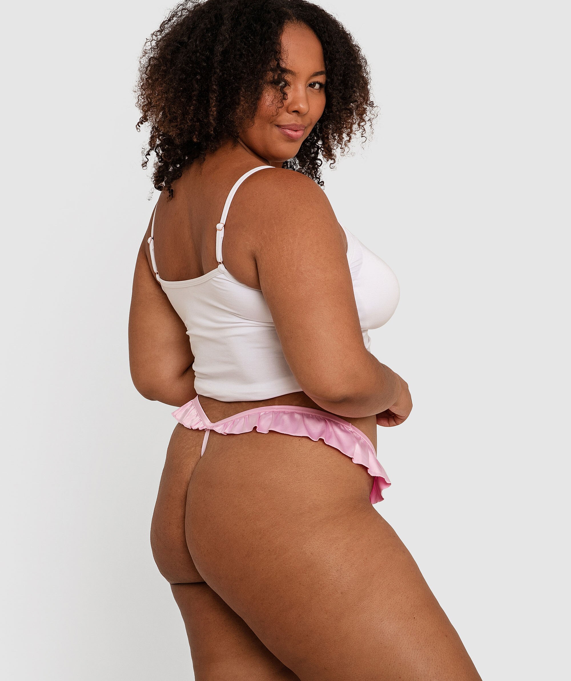 Valentina Mini V Knicker - Pink