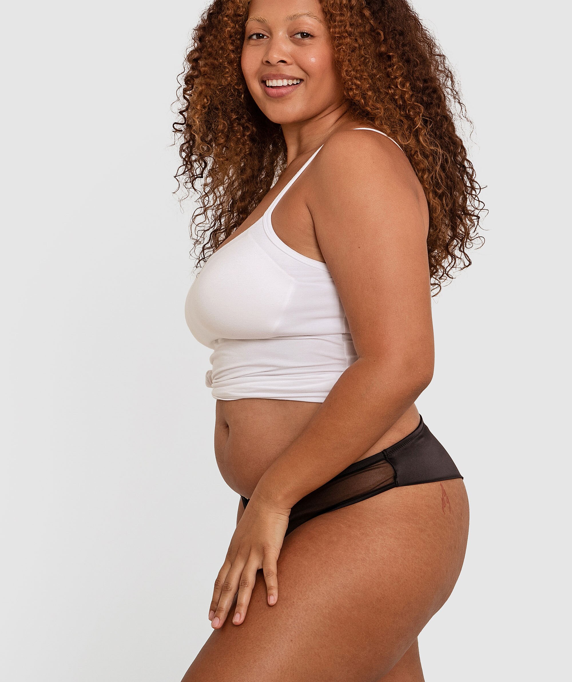 Soraya Brazilian Knicker - Black