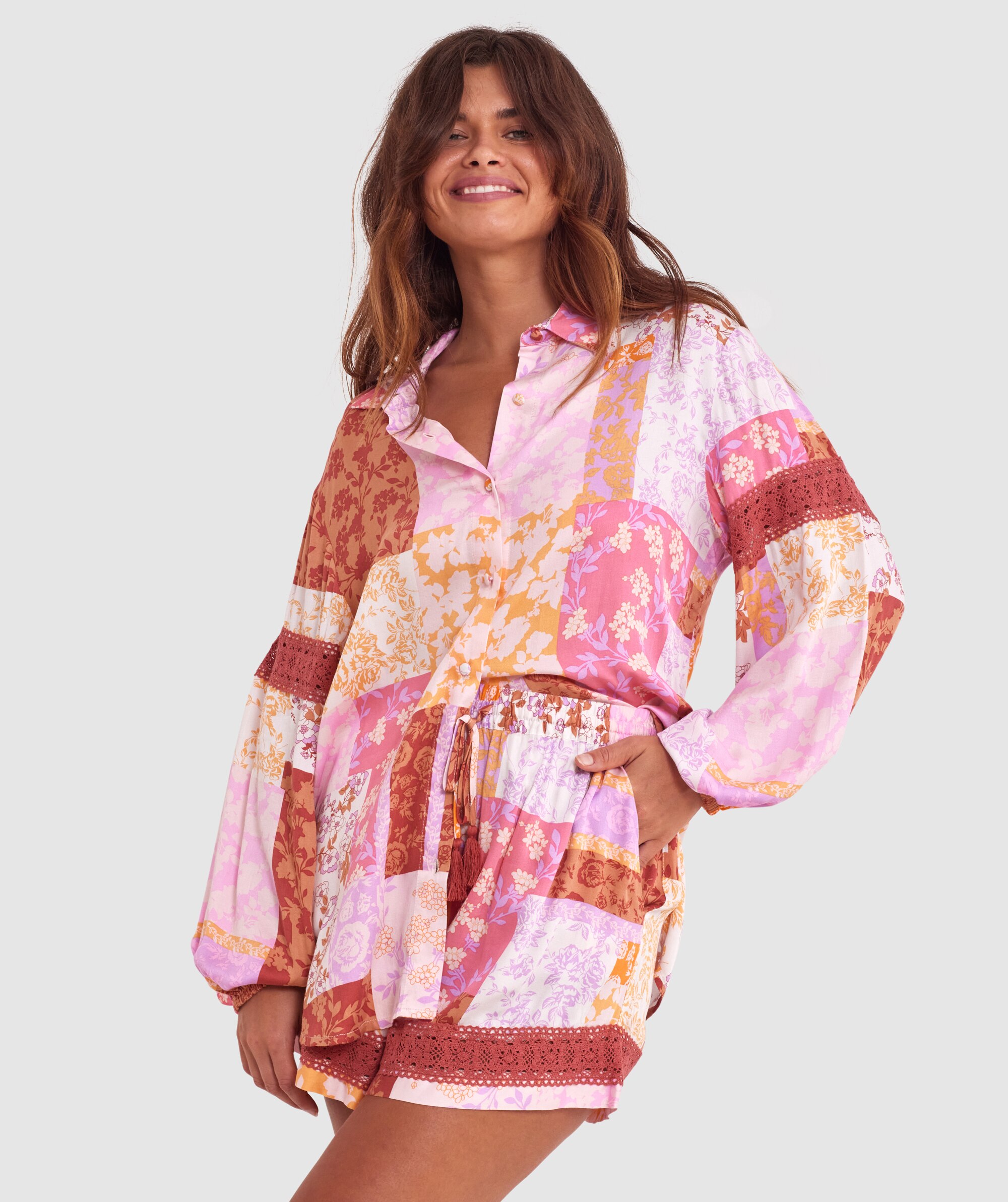 Cassidy Long Sleeve Shirt - Print