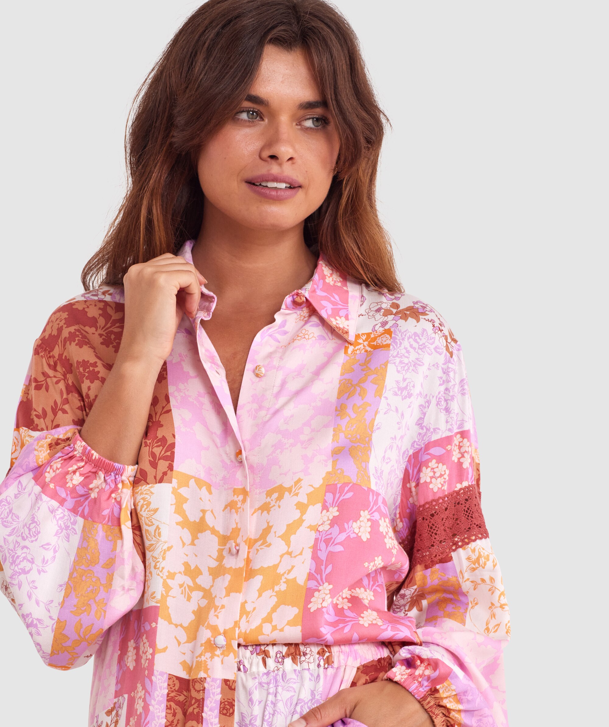 Cassidy Long Sleeve Shirt - Print