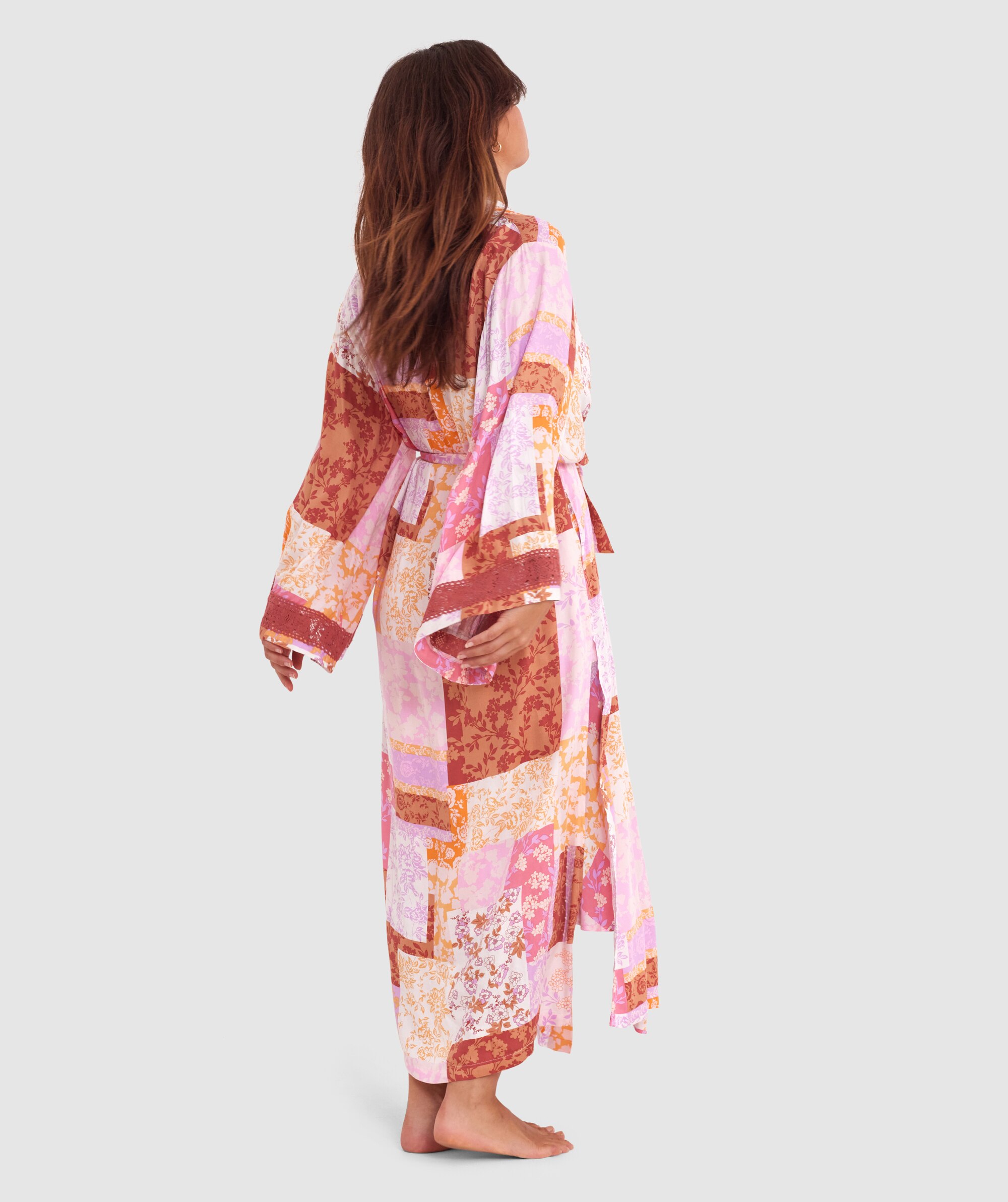 Cassidy Long Wrap - Print