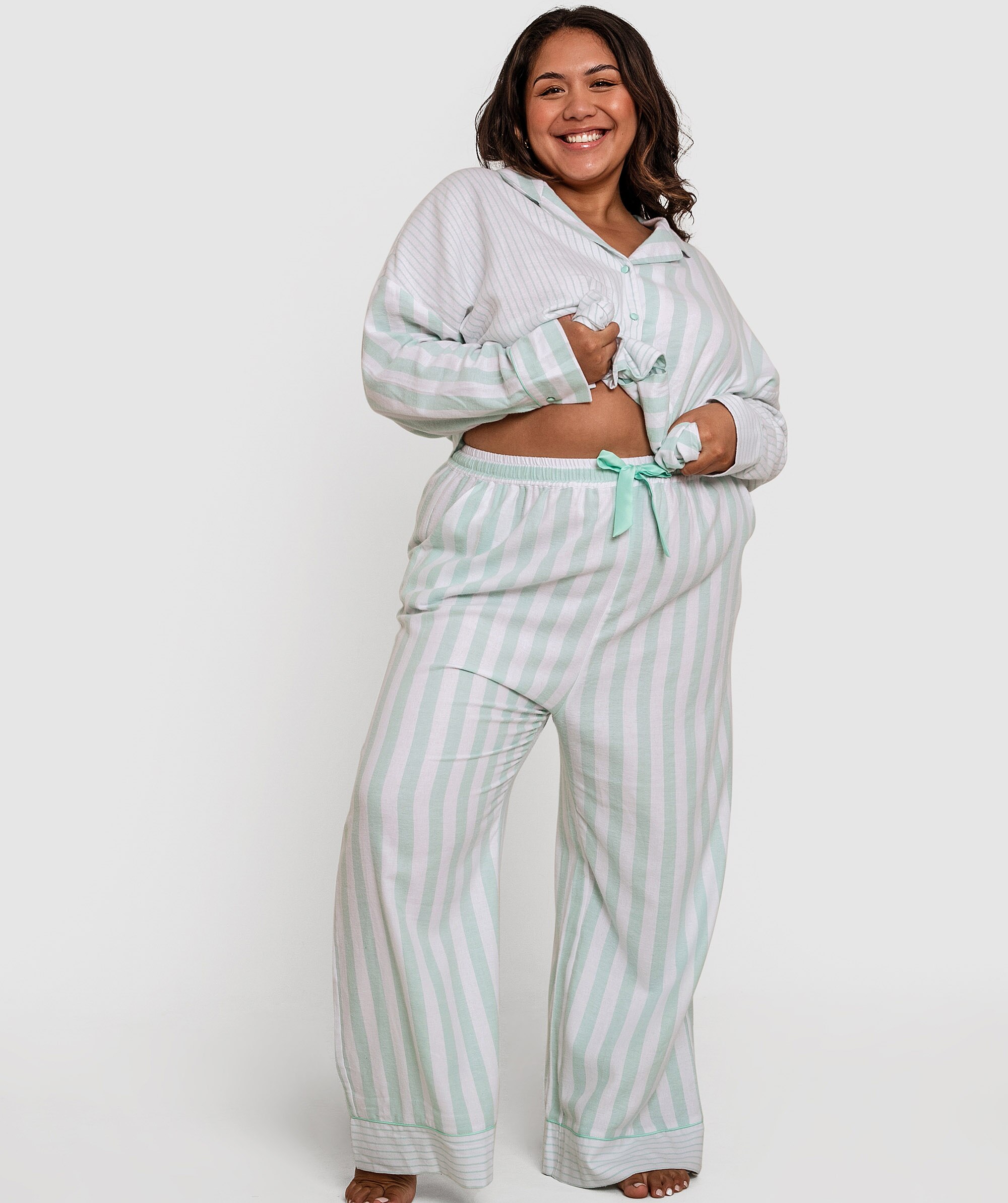 Maple Long Pant - Stripe Print