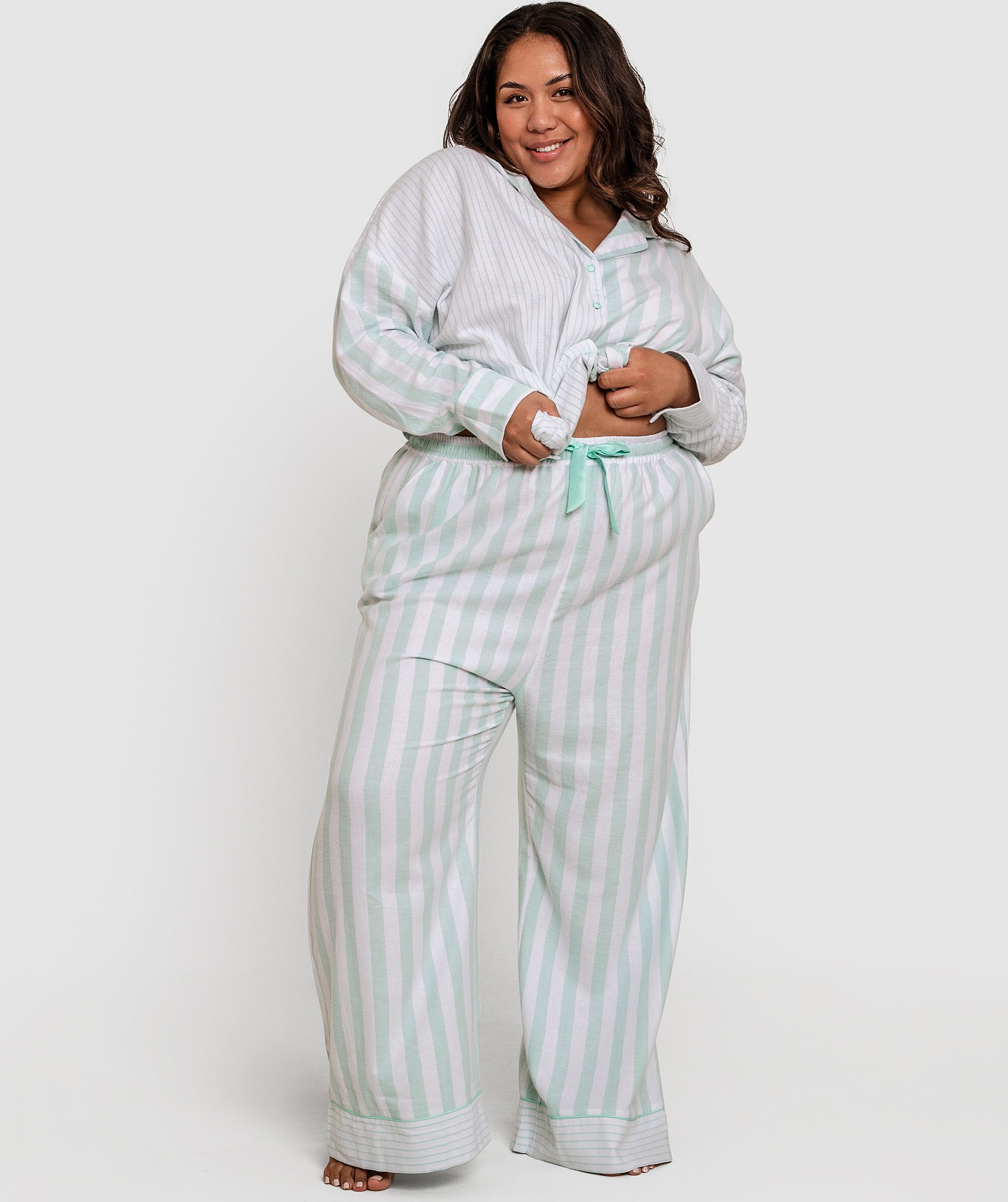Maple Long Pant - Stripe Print